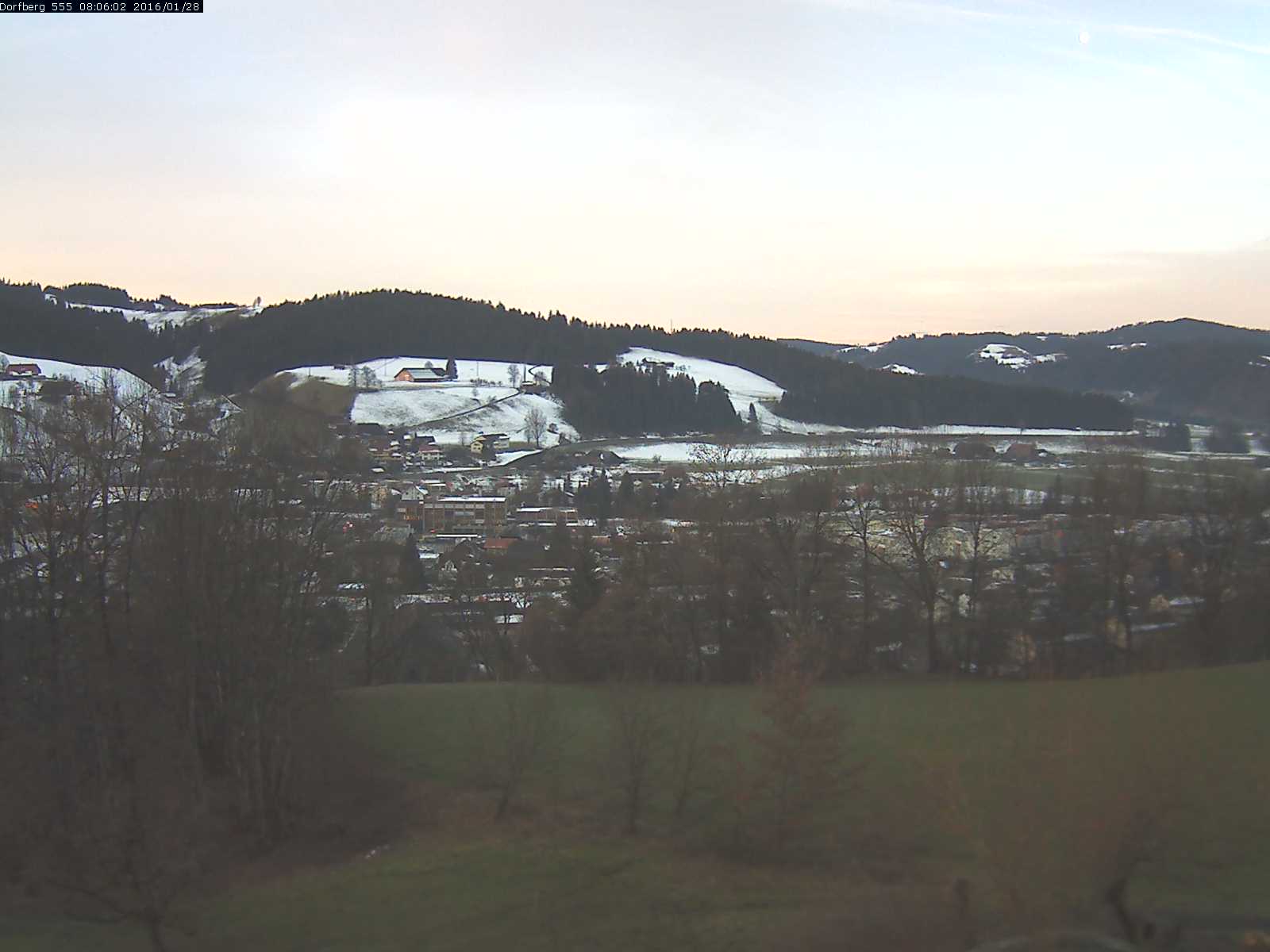 Webcam-Bild: Aussicht vom Dorfberg in Langnau 20160128-080601