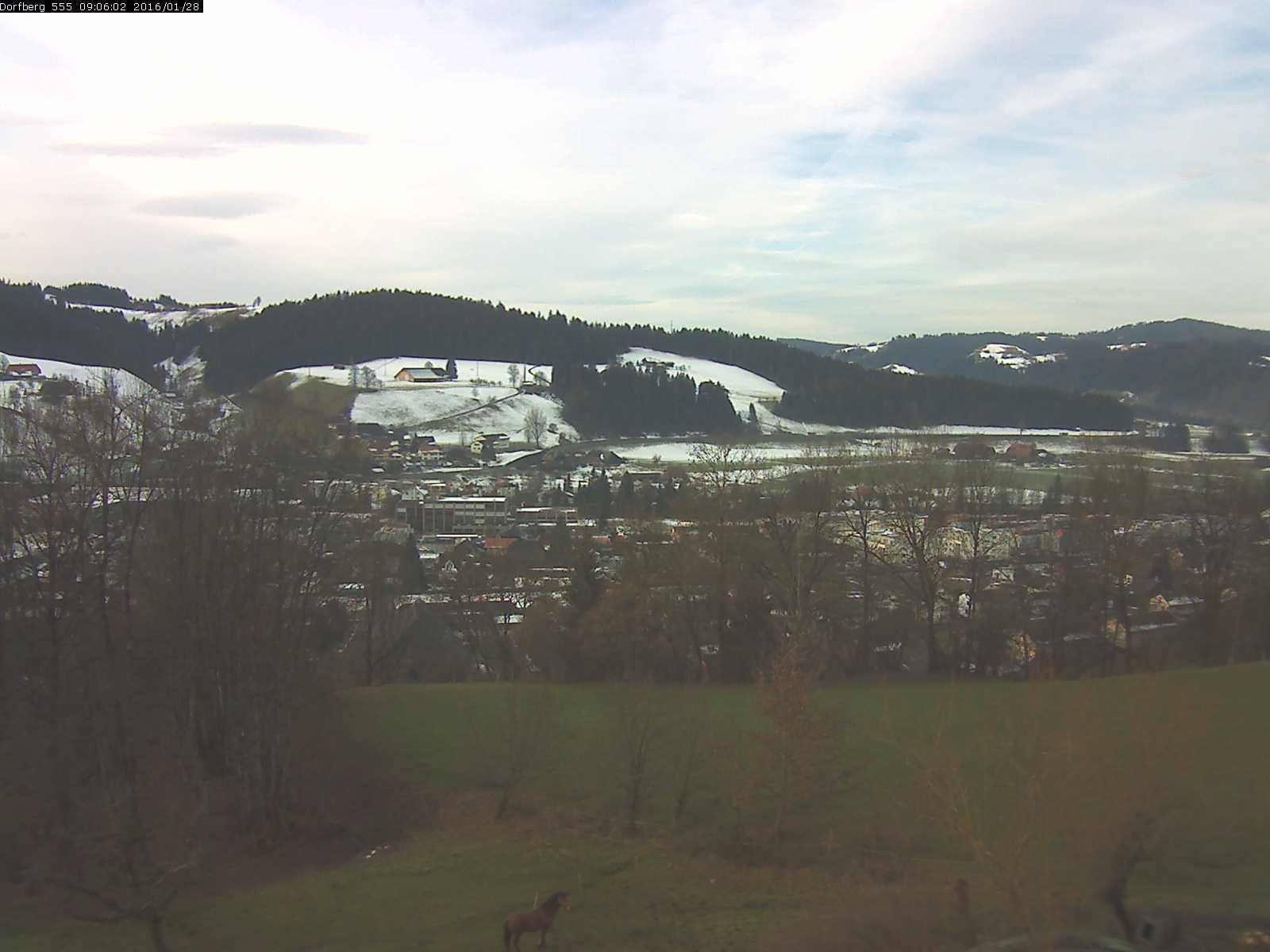 Webcam-Bild: Aussicht vom Dorfberg in Langnau 20160128-090601