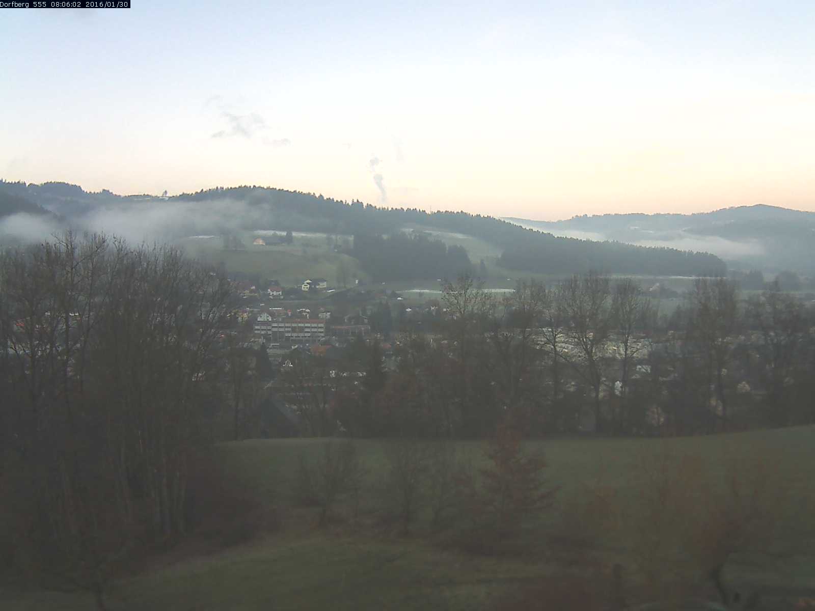 Webcam-Bild: Aussicht vom Dorfberg in Langnau 20160130-080601