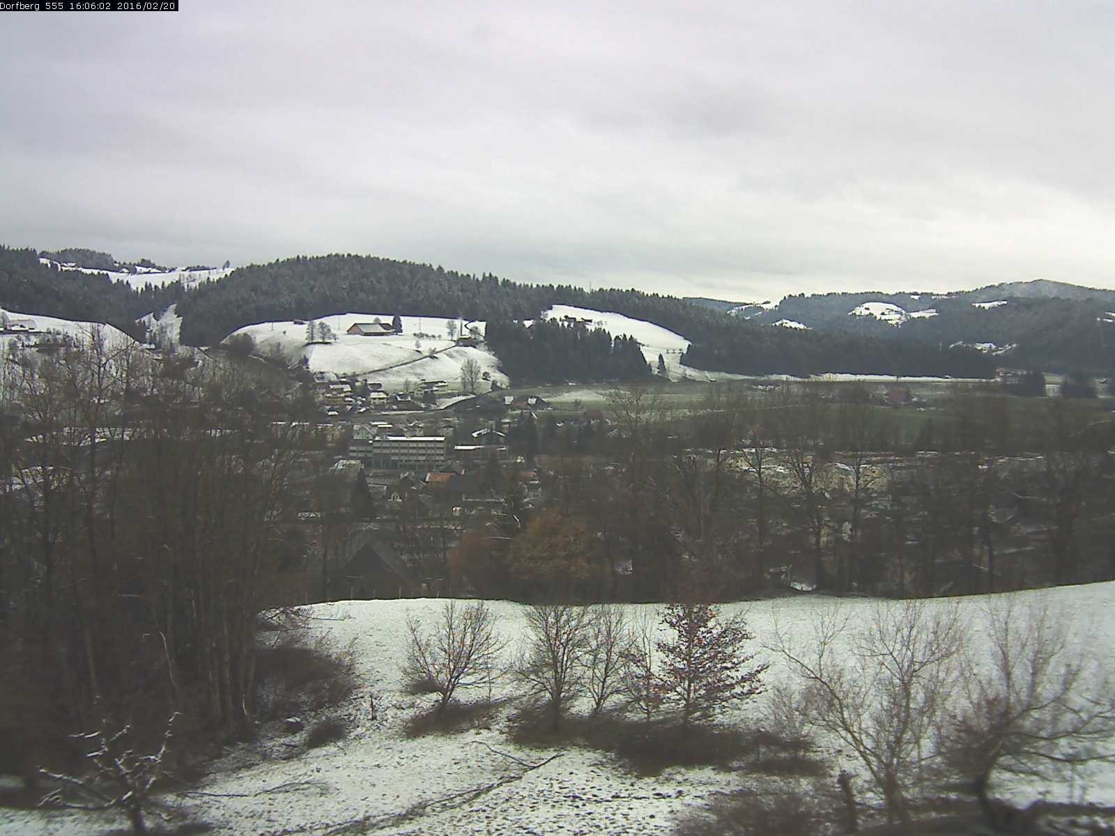 Webcam-Bild: Aussicht vom Dorfberg in Langnau 20160220-160601