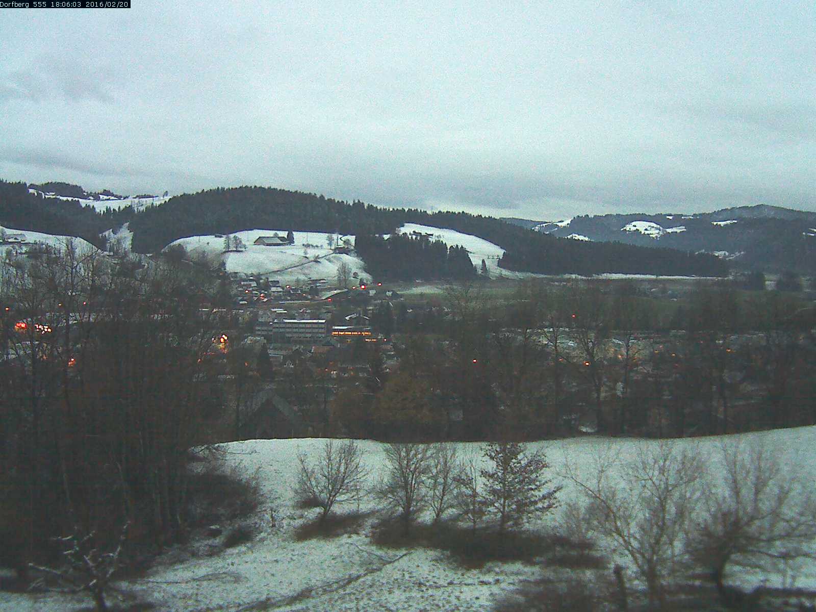Webcam-Bild: Aussicht vom Dorfberg in Langnau 20160220-180601