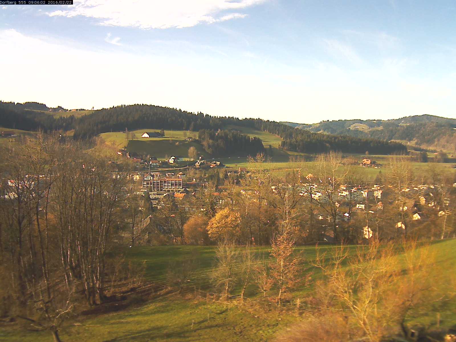 Webcam-Bild: Aussicht vom Dorfberg in Langnau 20160222-090601