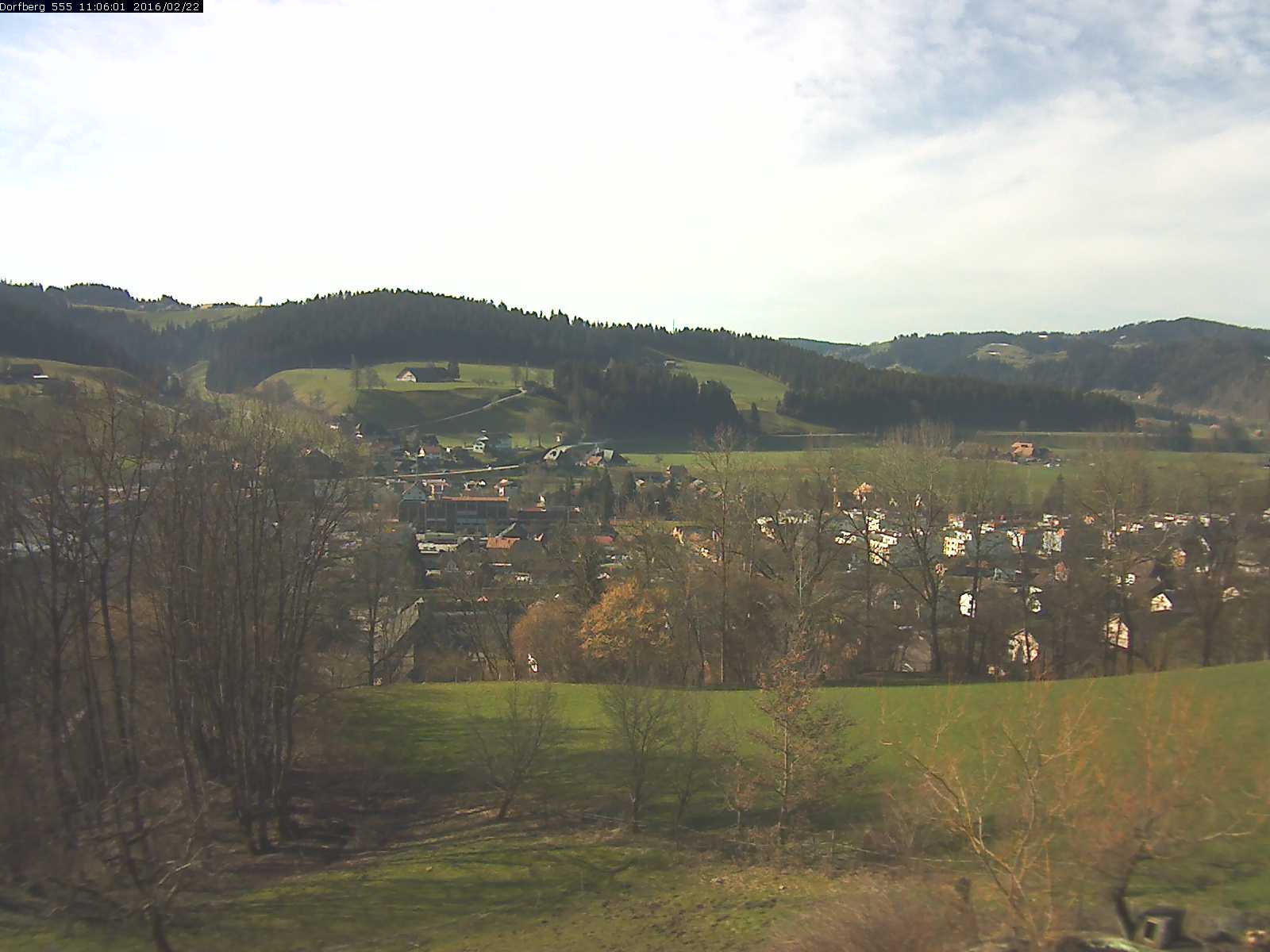 Webcam-Bild: Aussicht vom Dorfberg in Langnau 20160222-110601
