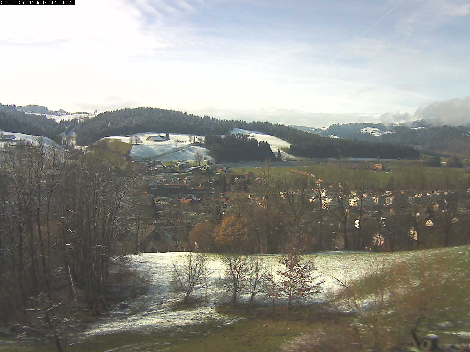 Webcam-Bild: Aussicht vom Dorfberg in Langnau 20160224-110601