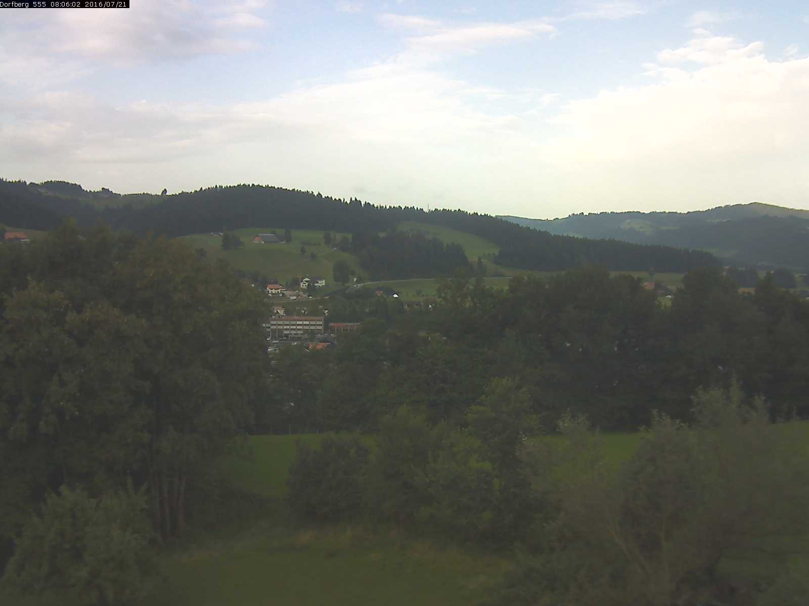Webcam-Bild: Aussicht vom Dorfberg in Langnau 20160721-080601