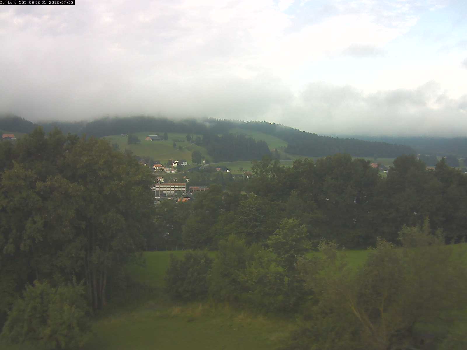 Webcam-Bild: Aussicht vom Dorfberg in Langnau 20160723-080601