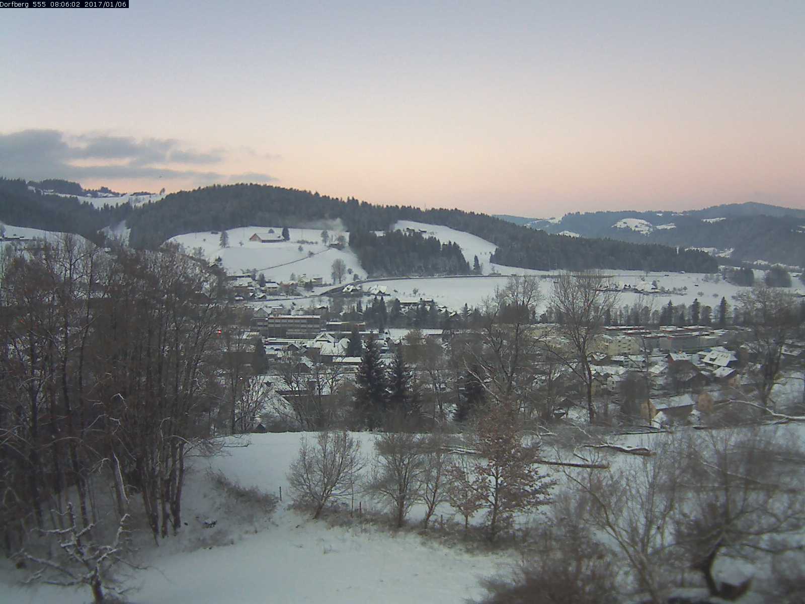 Webcam-Bild: Aussicht vom Dorfberg in Langnau 20170106-080601