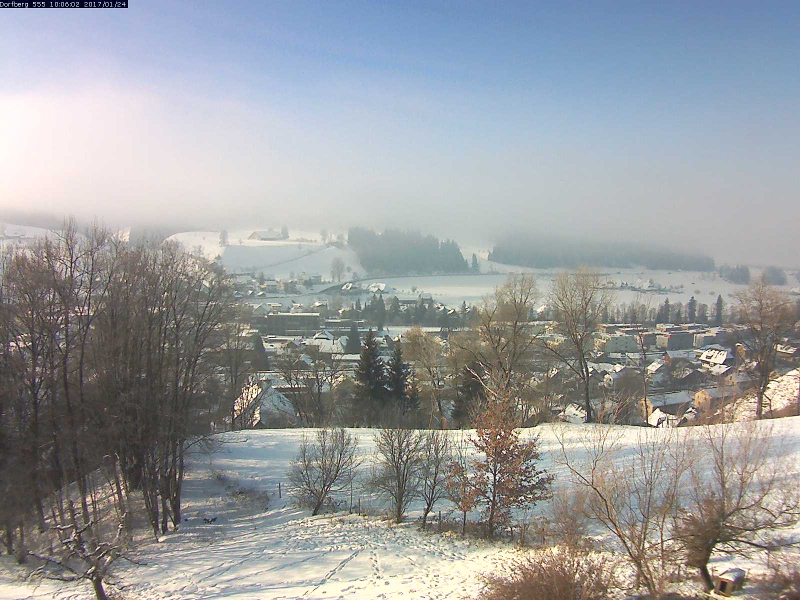 Webcam-Bild: Aussicht vom Dorfberg in Langnau 20170124-100601