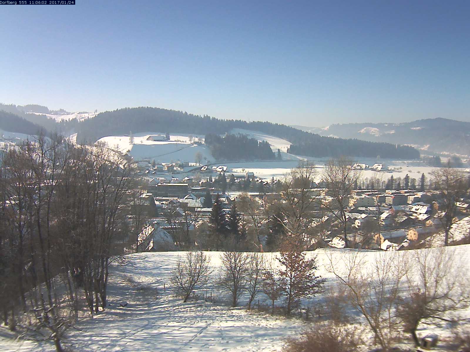 Webcam-Bild: Aussicht vom Dorfberg in Langnau 20170124-110601