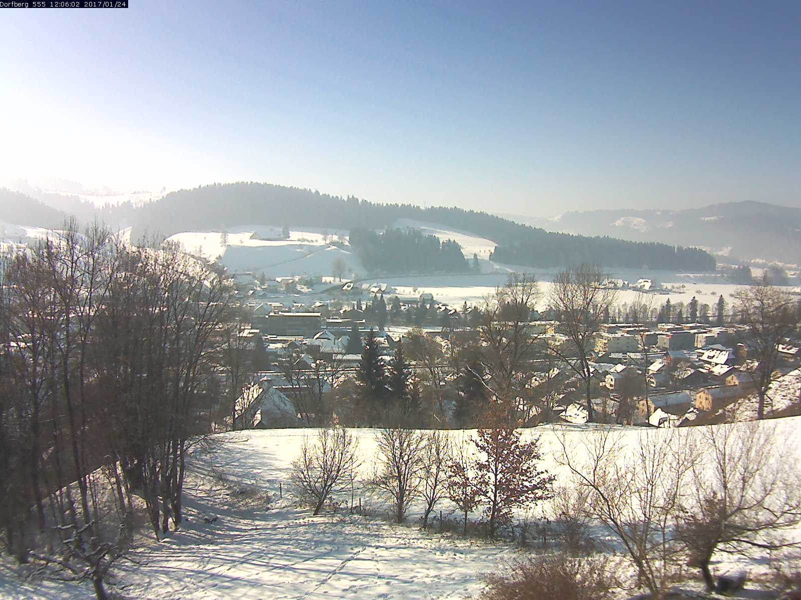 Webcam-Bild: Aussicht vom Dorfberg in Langnau 20170124-120601
