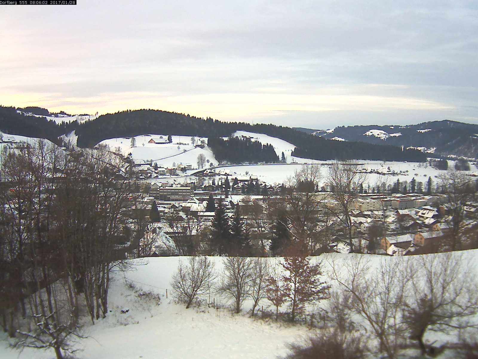 Webcam-Bild: Aussicht vom Dorfberg in Langnau 20170128-080601