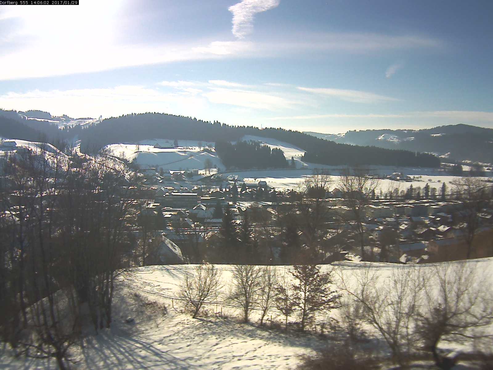 Webcam-Bild: Aussicht vom Dorfberg in Langnau 20170129-140601