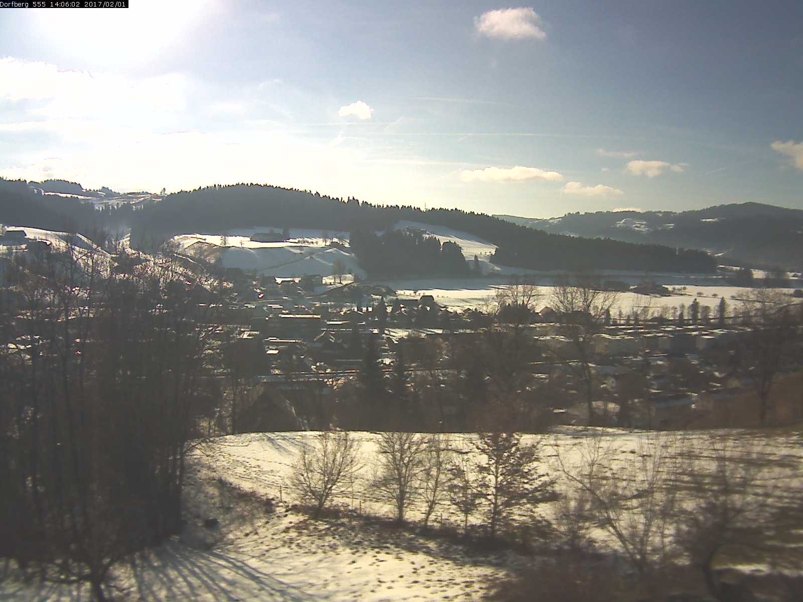 Webcam-Bild: Aussicht vom Dorfberg in Langnau 20170201-140601