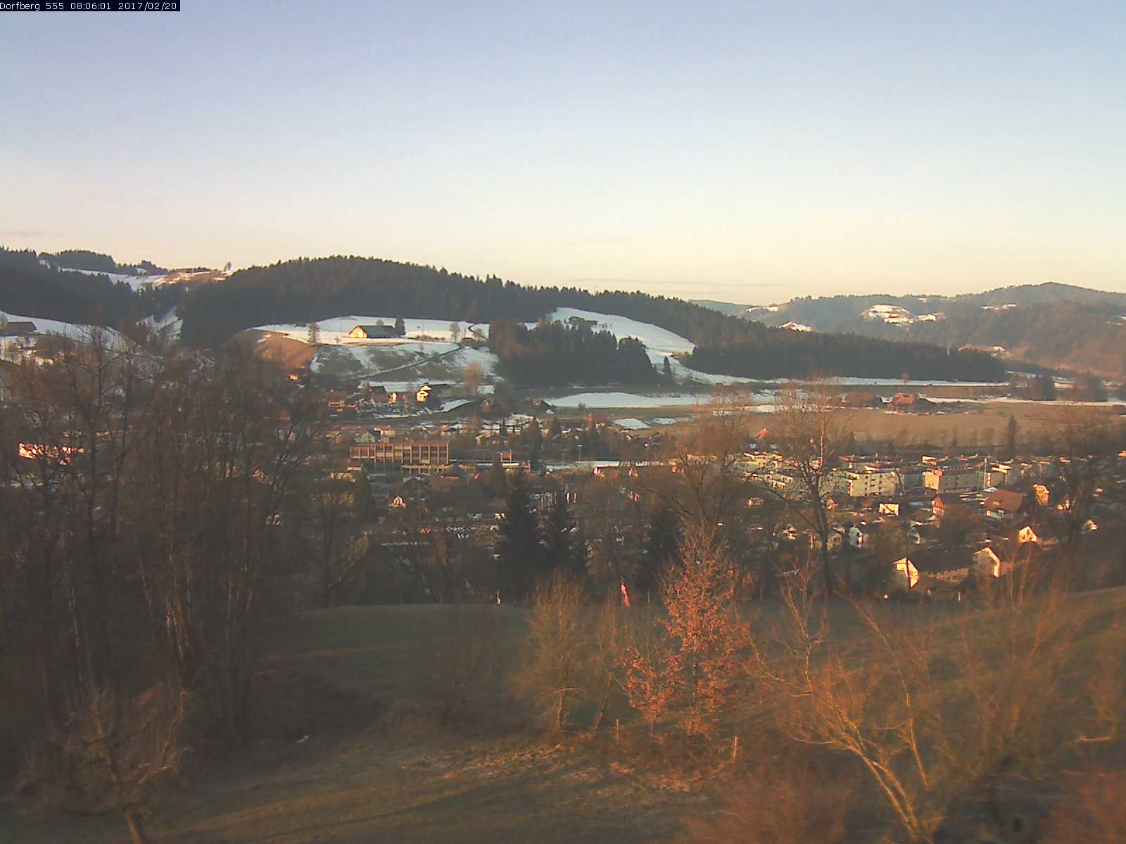 Webcam-Bild: Aussicht vom Dorfberg in Langnau 20170220-080601