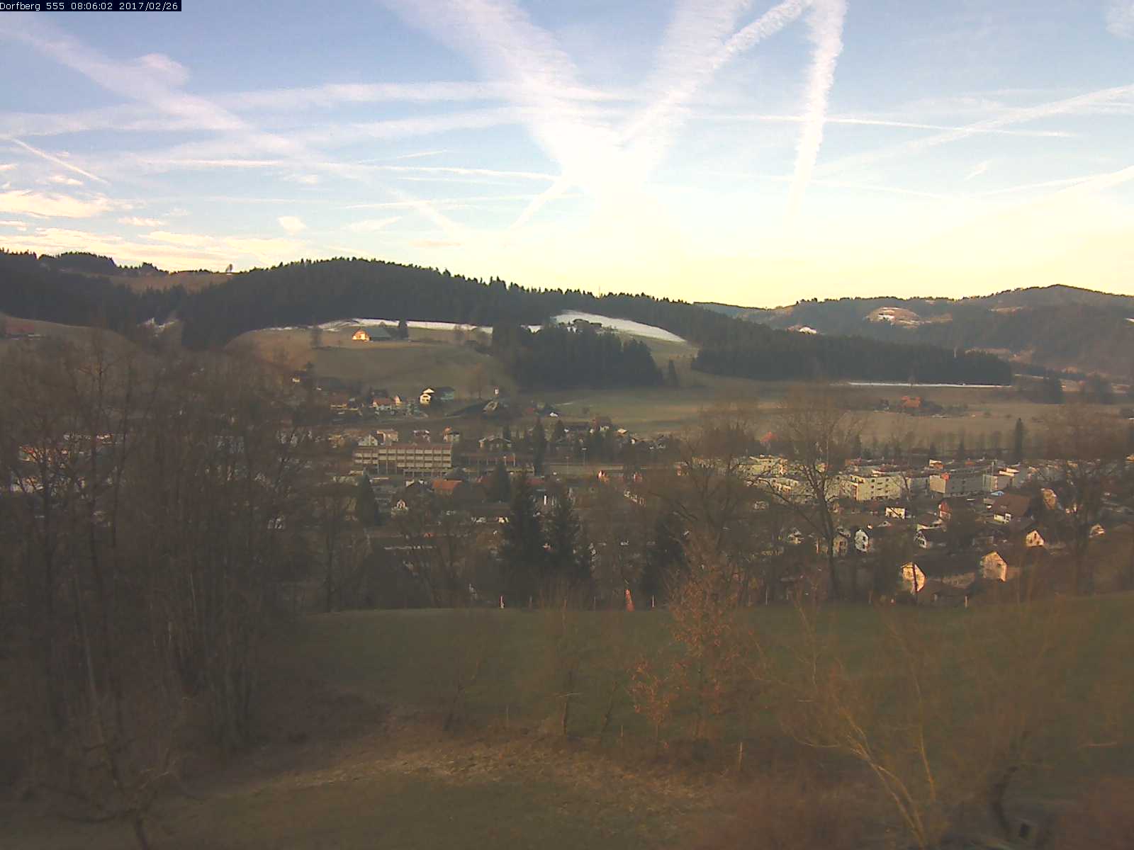 Webcam-Bild: Aussicht vom Dorfberg in Langnau 20170226-080602