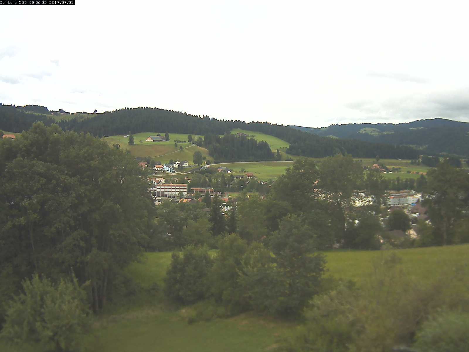 Webcam-Bild: Aussicht vom Dorfberg in Langnau 20170701-080601