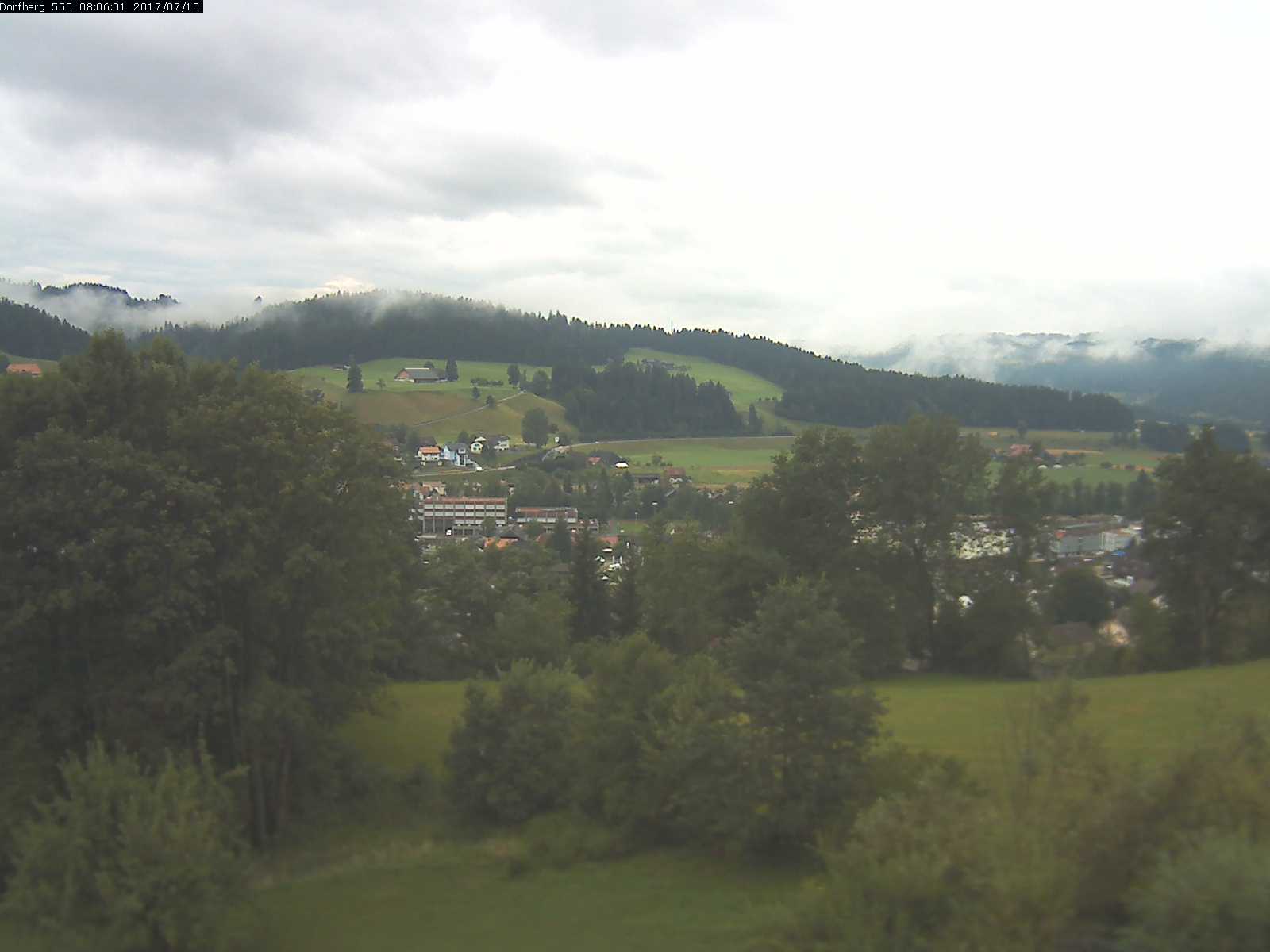 Webcam-Bild: Aussicht vom Dorfberg in Langnau 20170710-080601