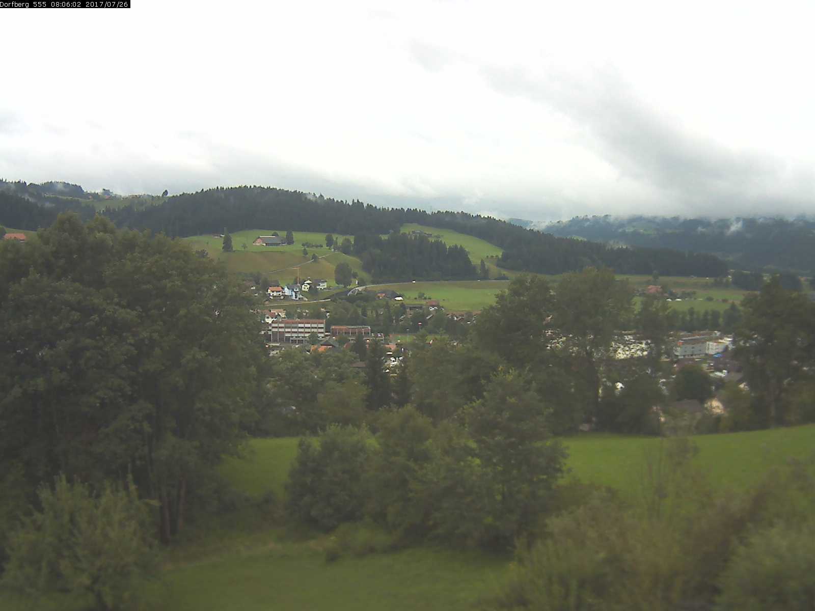 Webcam-Bild: Aussicht vom Dorfberg in Langnau 20170726-080601