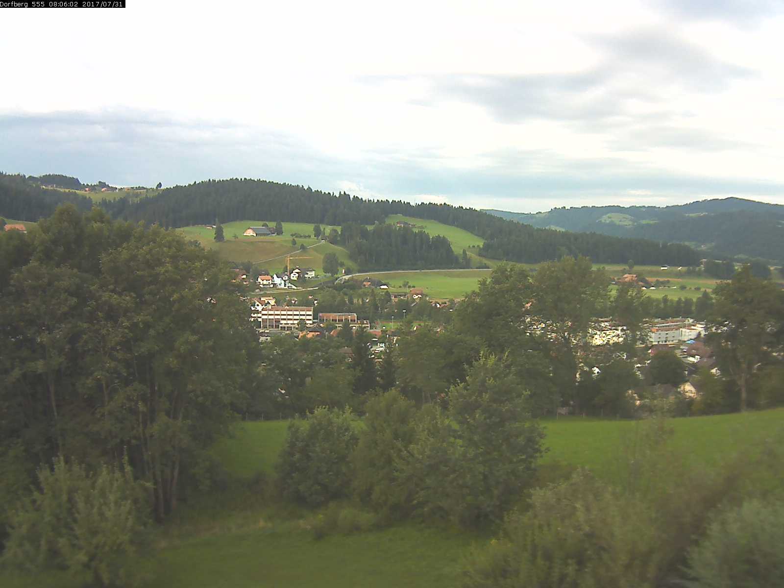 Webcam-Bild: Aussicht vom Dorfberg in Langnau 20170731-080601