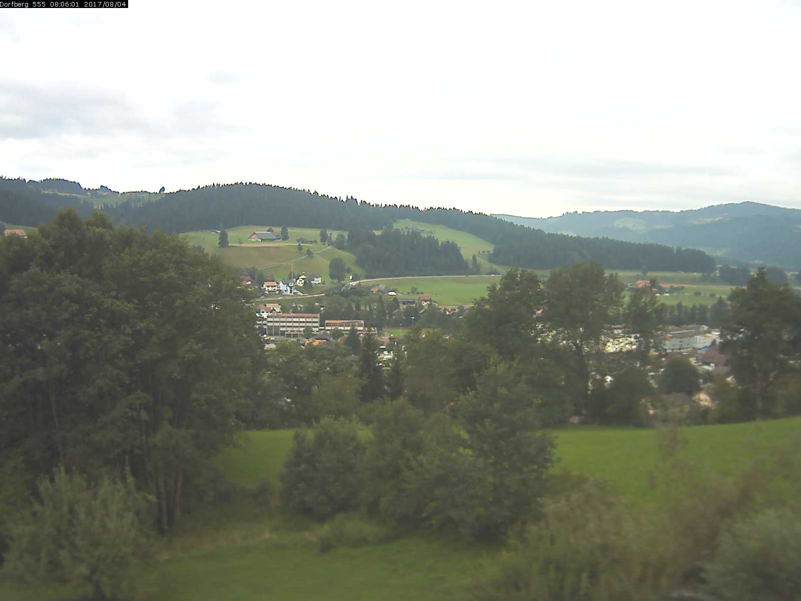 Webcam-Bild: Aussicht vom Dorfberg in Langnau 20170804-080601