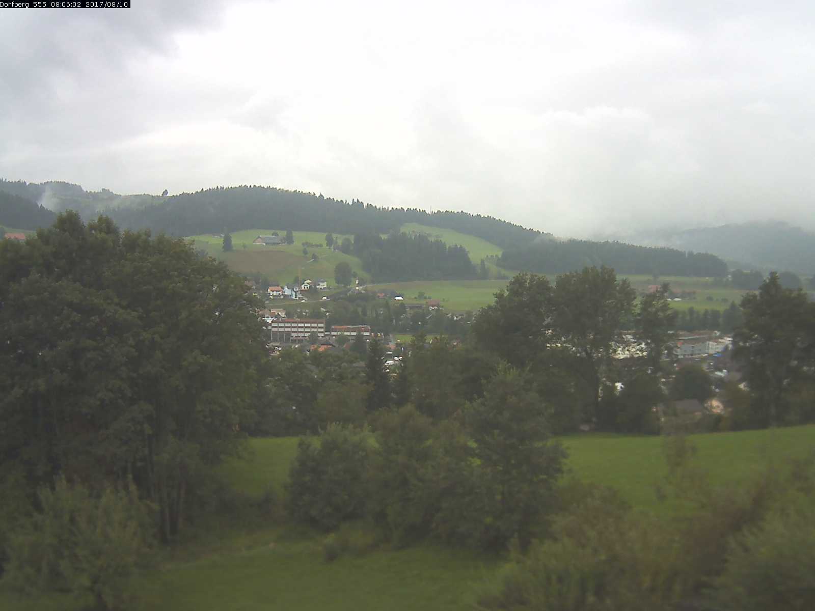 Webcam-Bild: Aussicht vom Dorfberg in Langnau 20170810-080601
