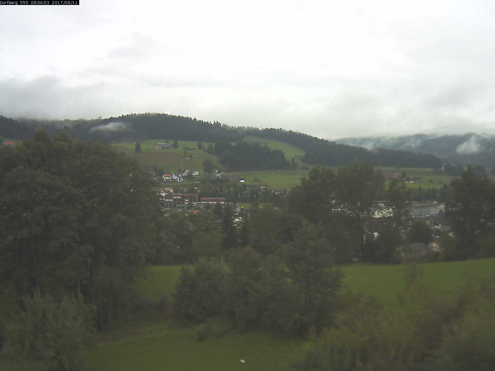Webcam-Bild: Aussicht vom Dorfberg in Langnau 20170811-080601