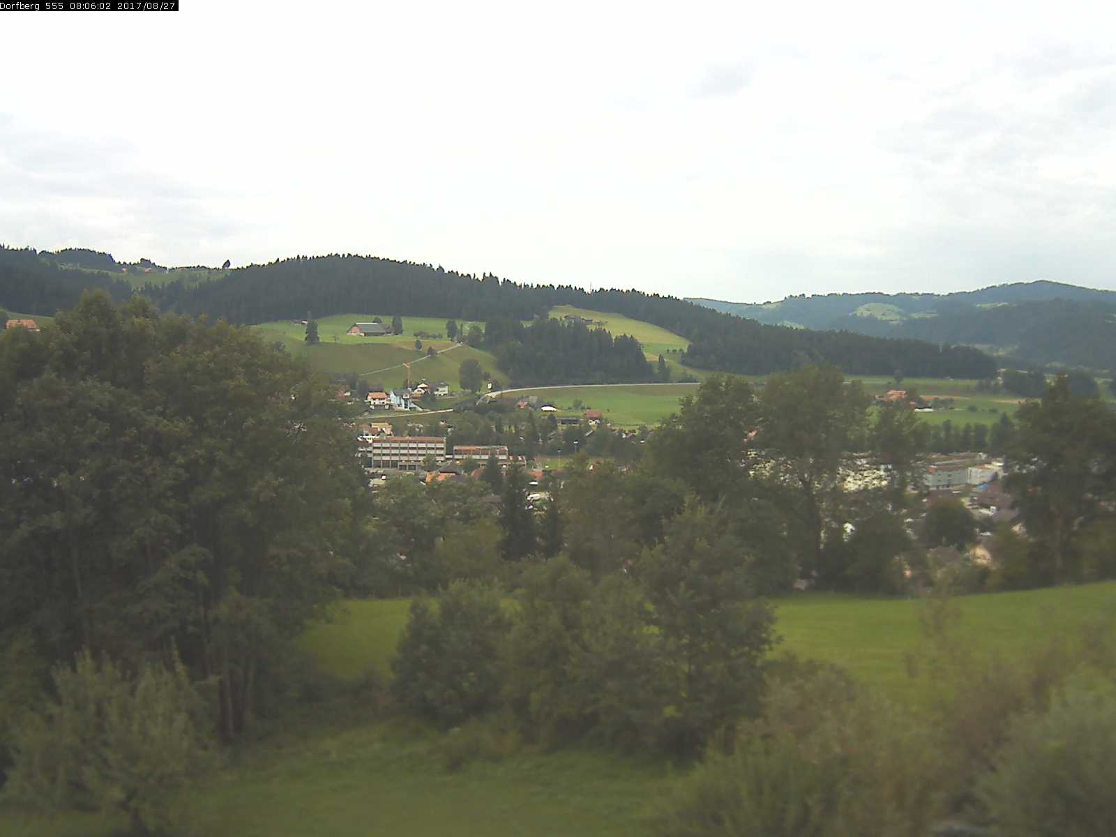 Webcam-Bild: Aussicht vom Dorfberg in Langnau 20170827-080601