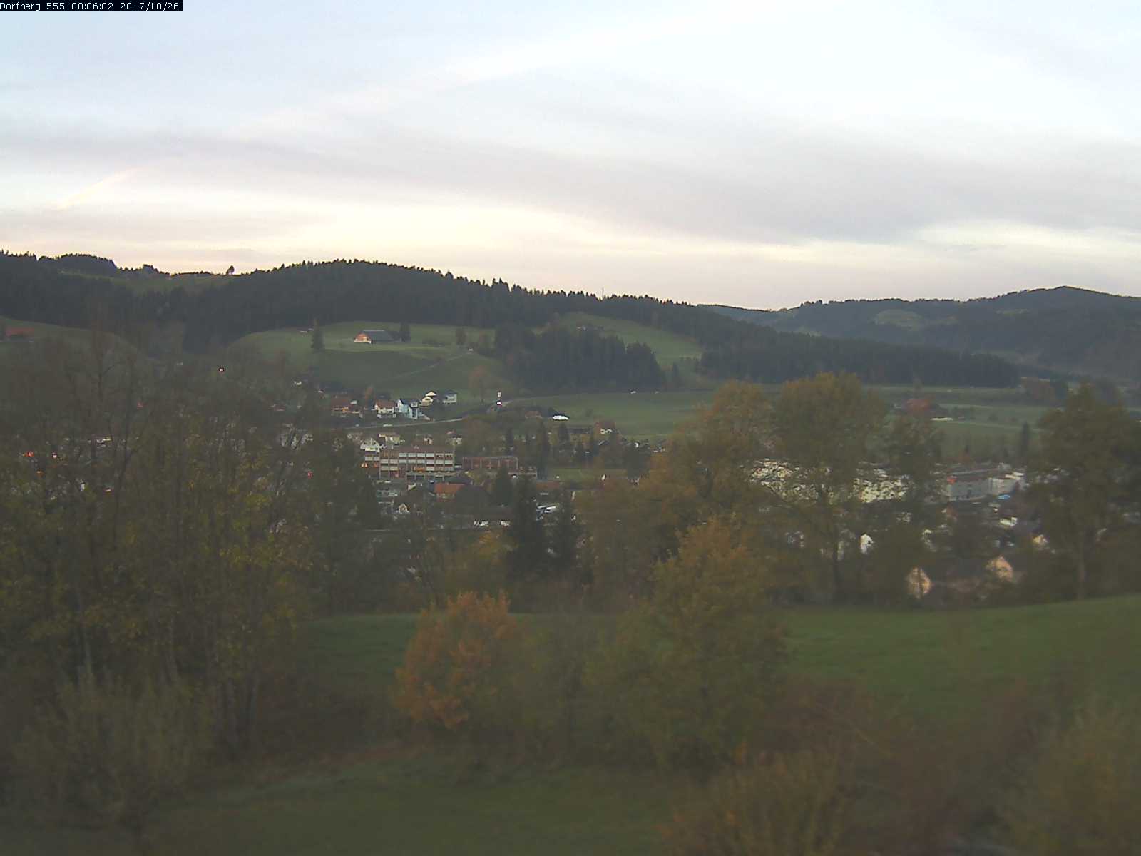 Webcam-Bild: Aussicht vom Dorfberg in Langnau 20171026-080601
