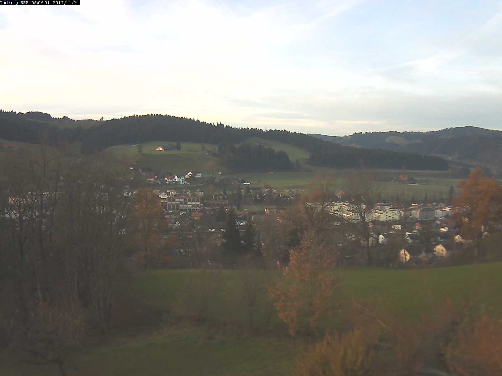 Webcam-Bild: Aussicht vom Dorfberg in Langnau 20171124-080601