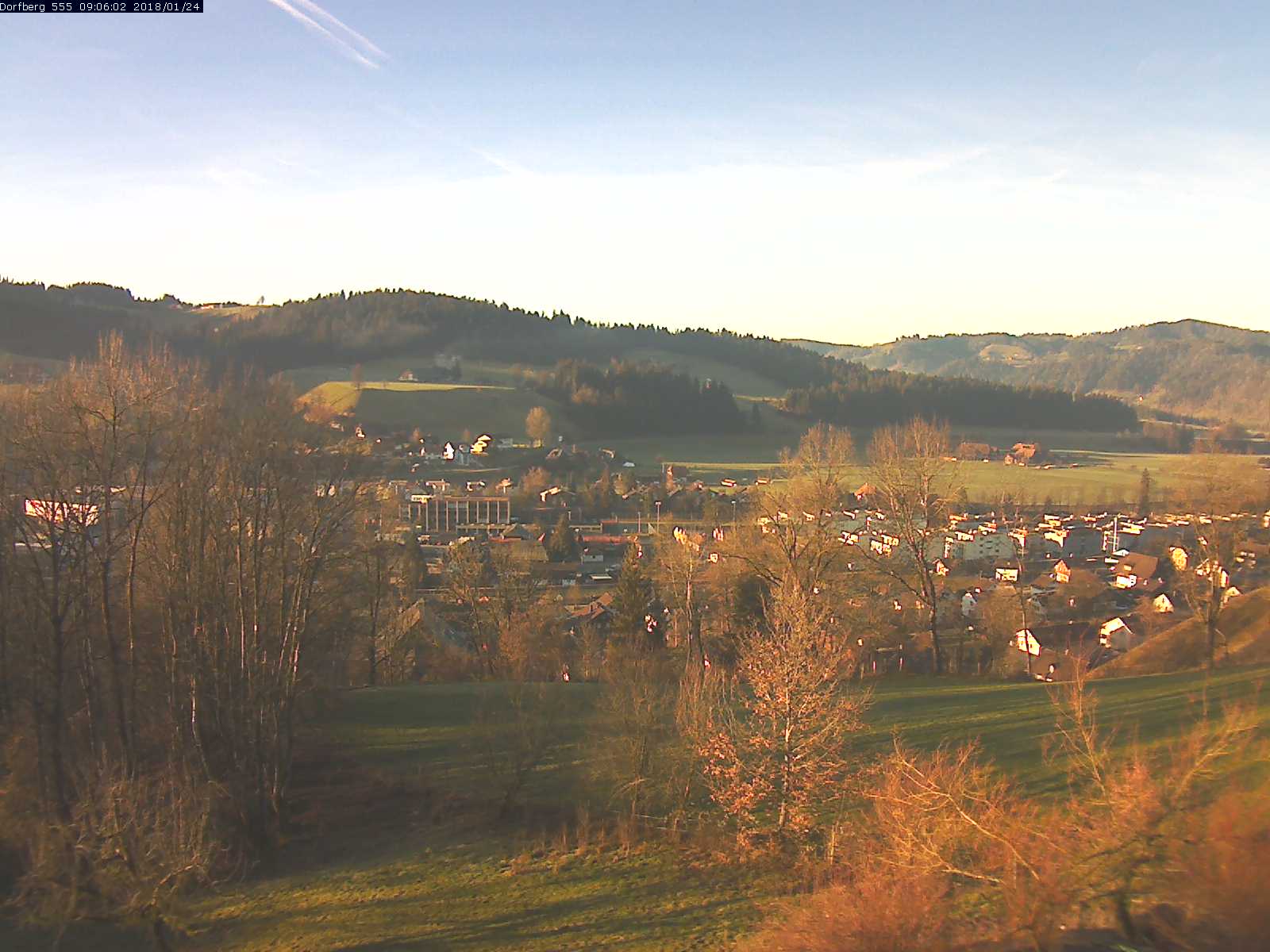 Webcam-Bild: Aussicht vom Dorfberg in Langnau 20180124-090601
