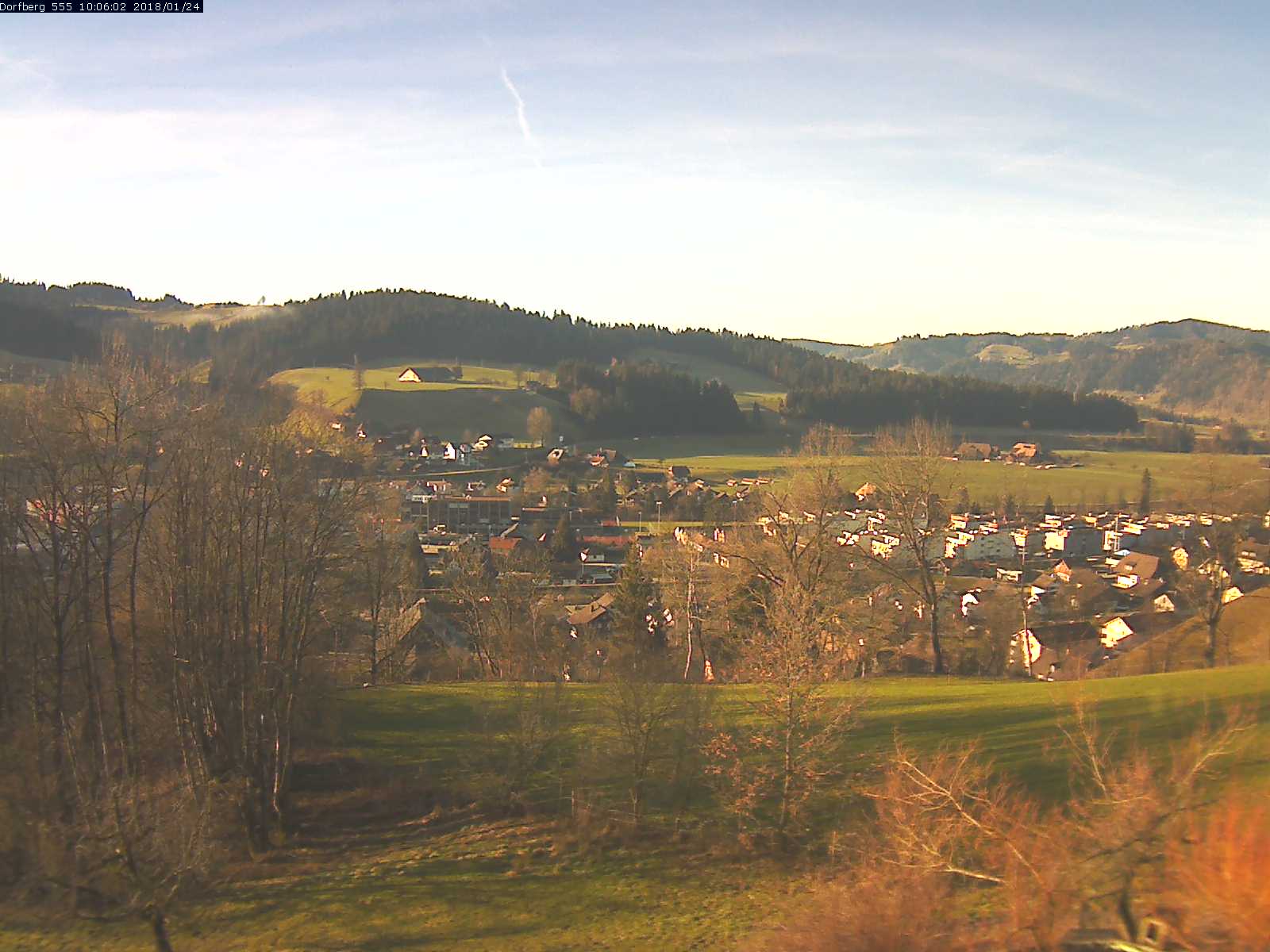 Webcam-Bild: Aussicht vom Dorfberg in Langnau 20180124-100602