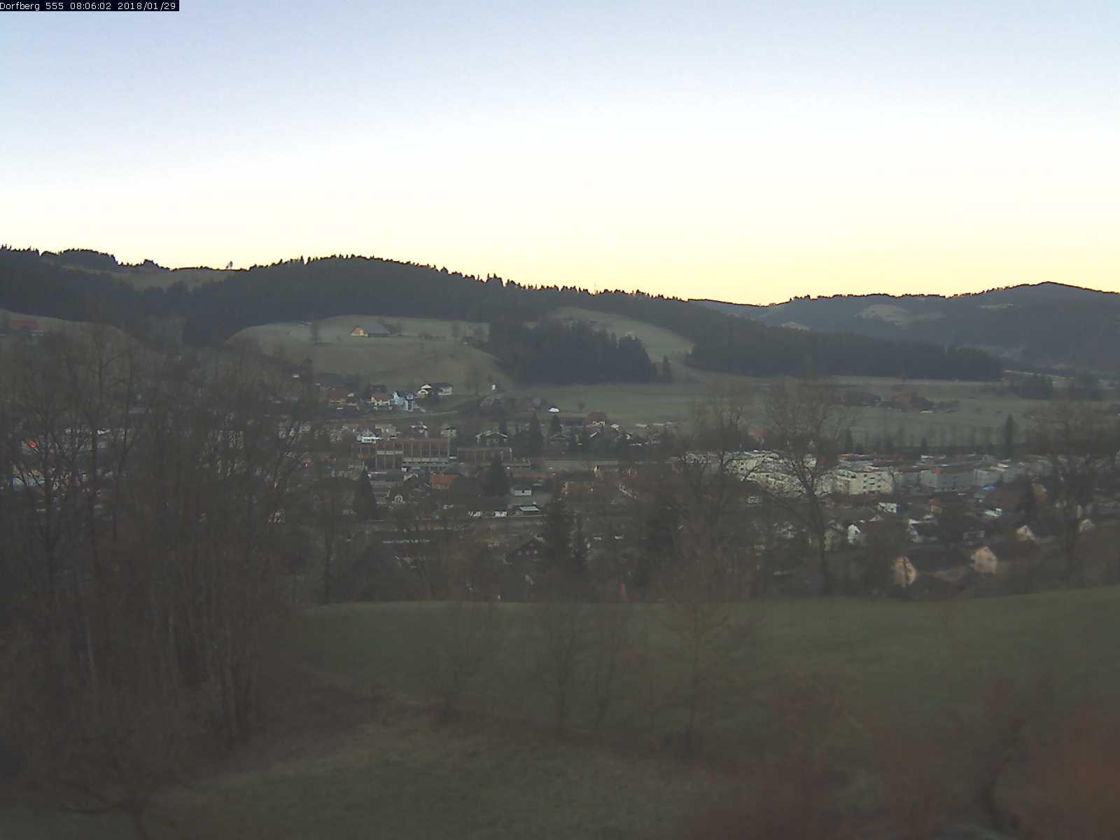Webcam-Bild: Aussicht vom Dorfberg in Langnau 20180129-080601