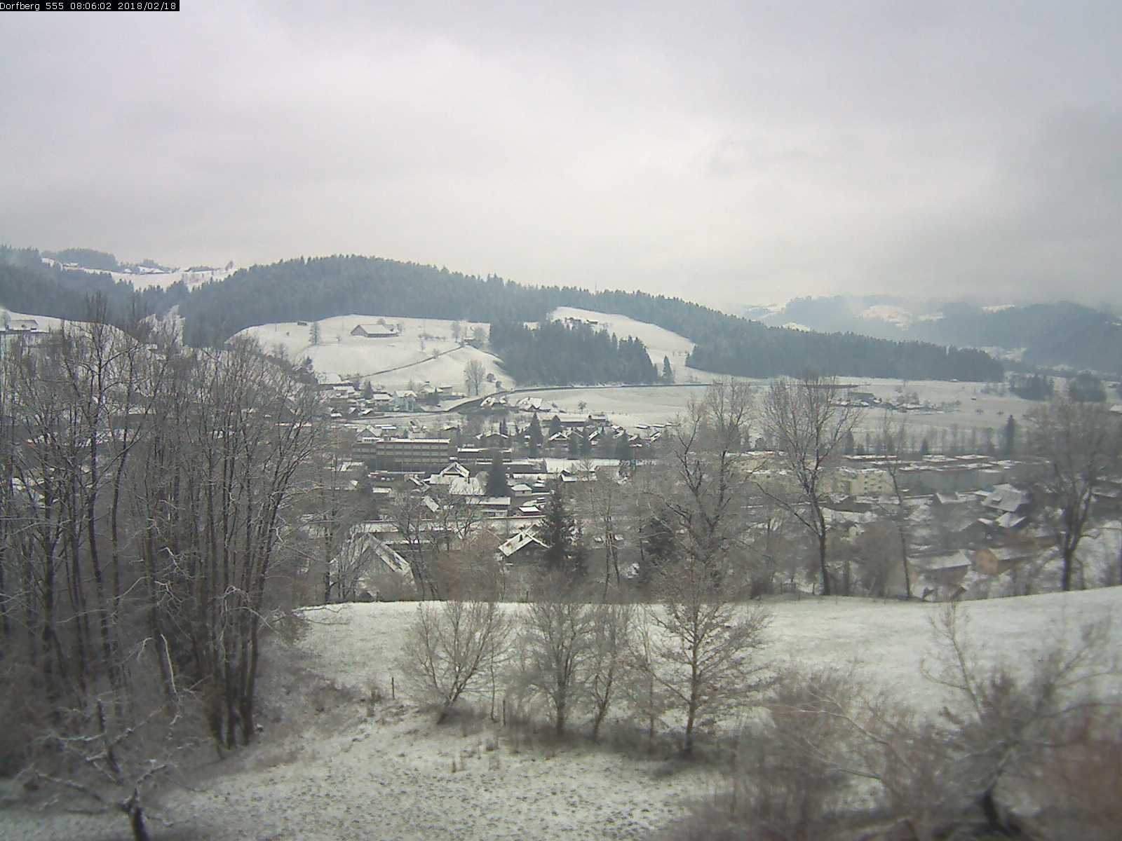 Webcam-Bild: Aussicht vom Dorfberg in Langnau 20180218-080601