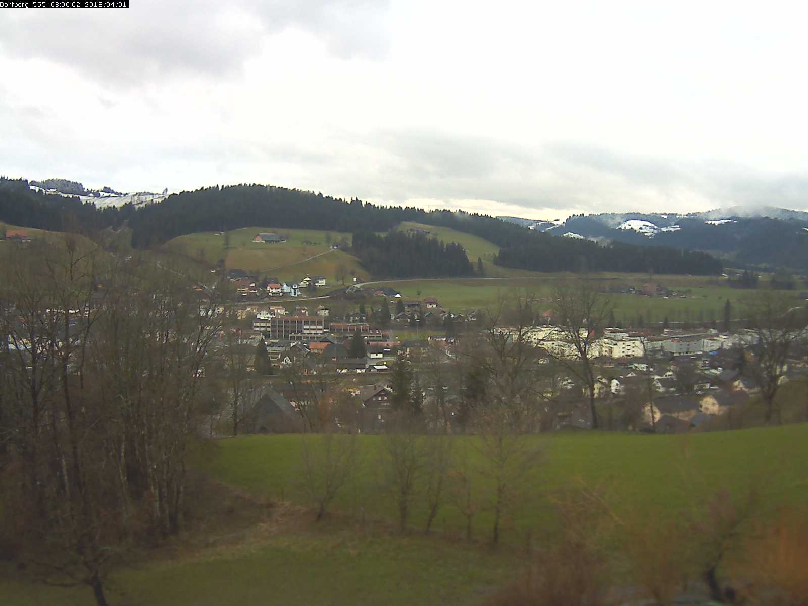 Webcam-Bild: Aussicht vom Dorfberg in Langnau 20180401-080601