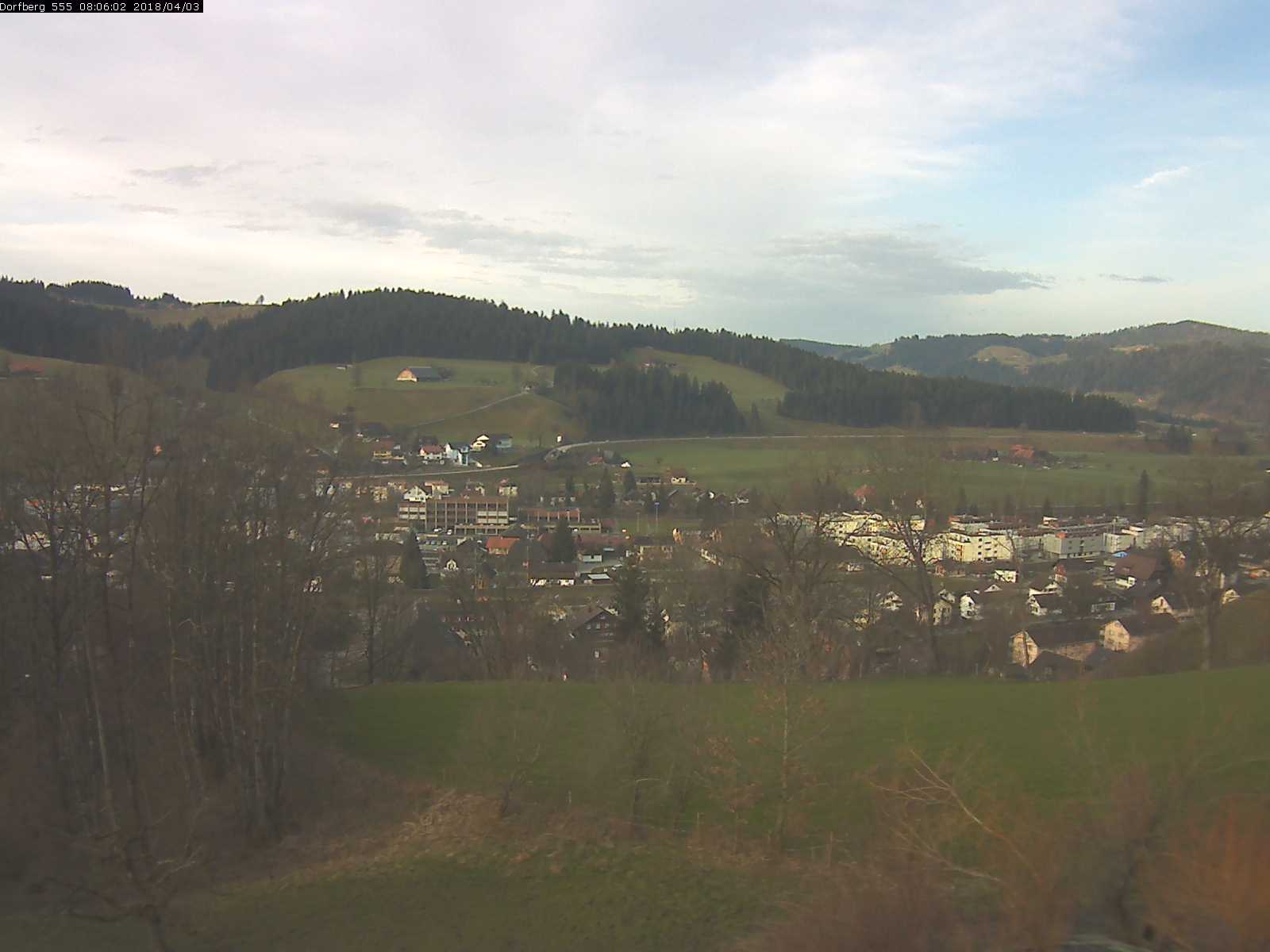 Webcam-Bild: Aussicht vom Dorfberg in Langnau 20180403-080601