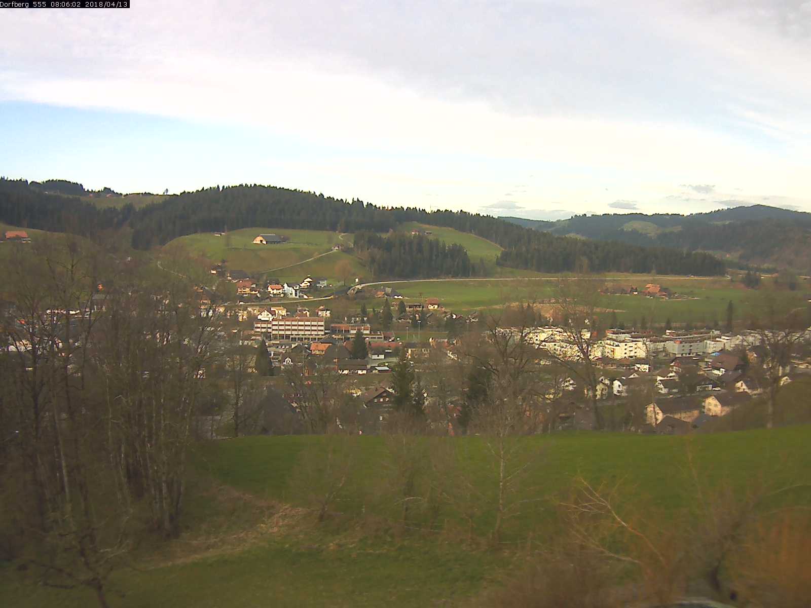 Webcam-Bild: Aussicht vom Dorfberg in Langnau 20180413-080601