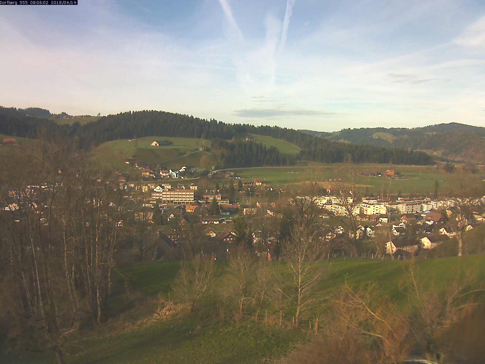 Webcam-Bild: Aussicht vom Dorfberg in Langnau 20180414-080601