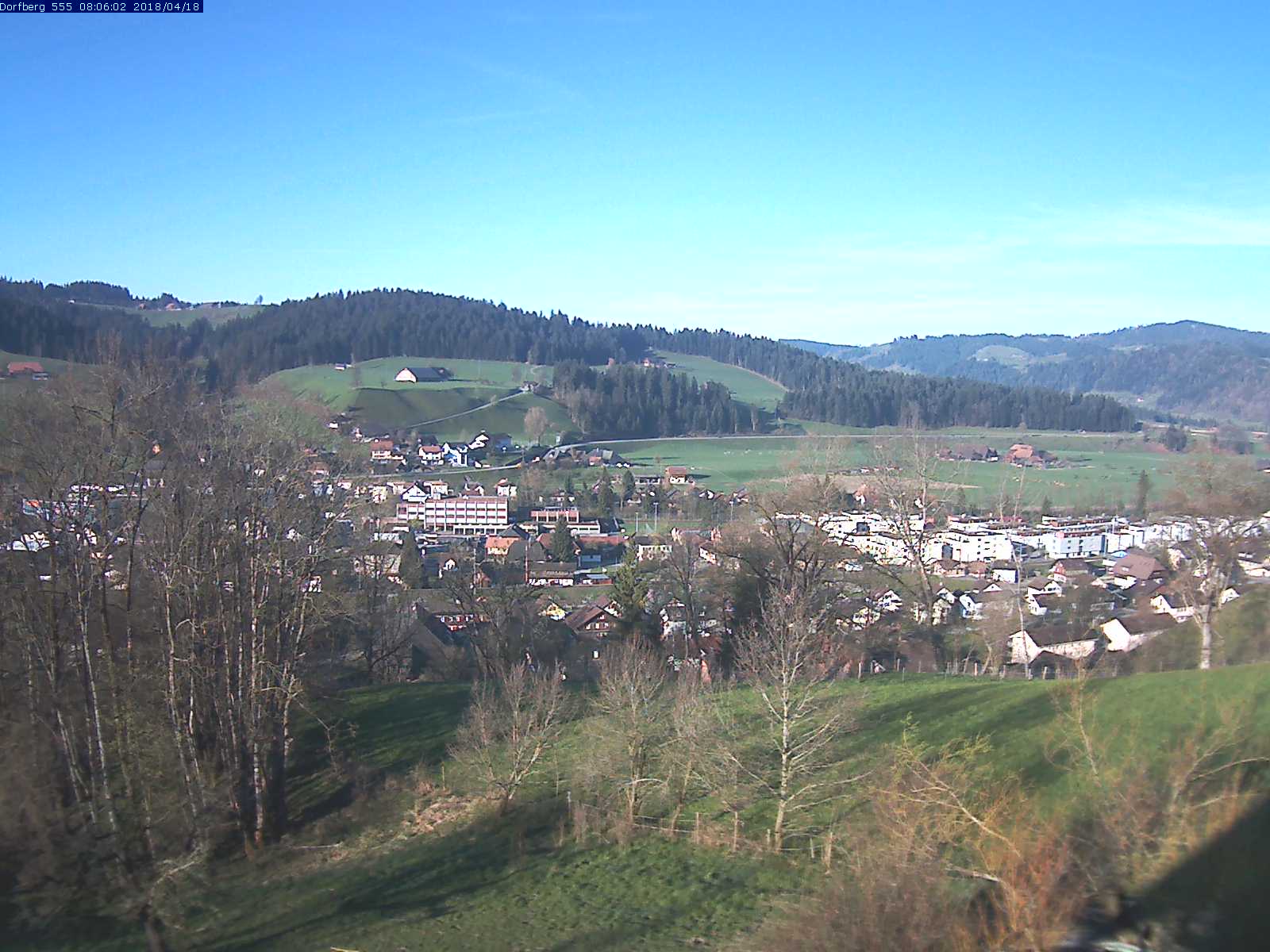 Webcam-Bild: Aussicht vom Dorfberg in Langnau 20180418-080601