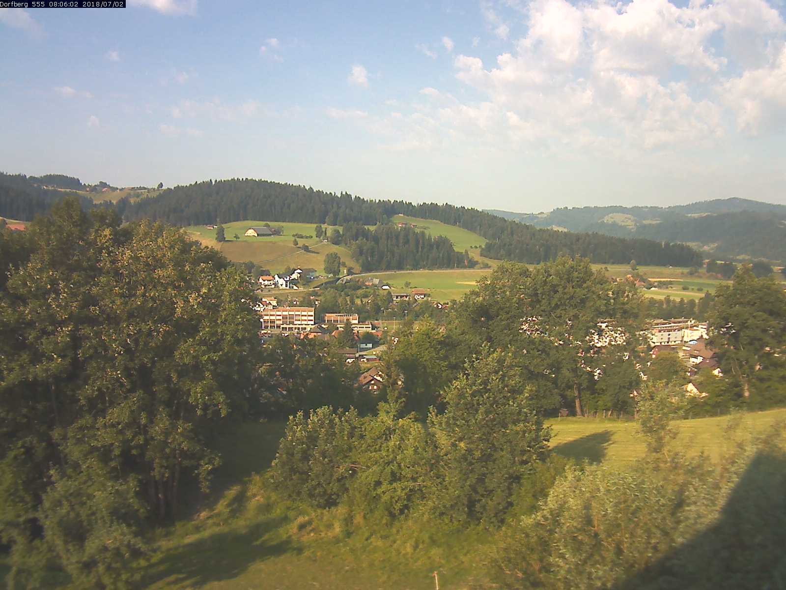 Webcam-Bild: Aussicht vom Dorfberg in Langnau 20180702-080602
