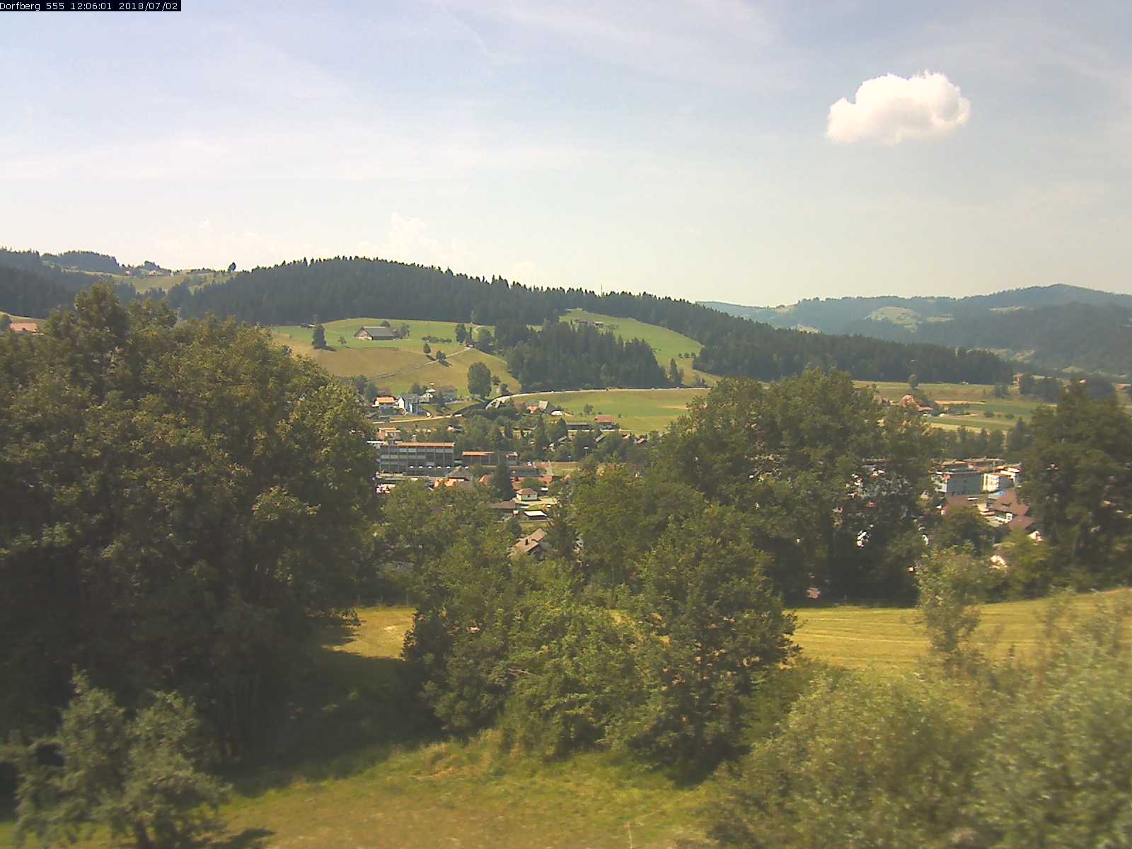 Webcam-Bild: Aussicht vom Dorfberg in Langnau 20180702-120601