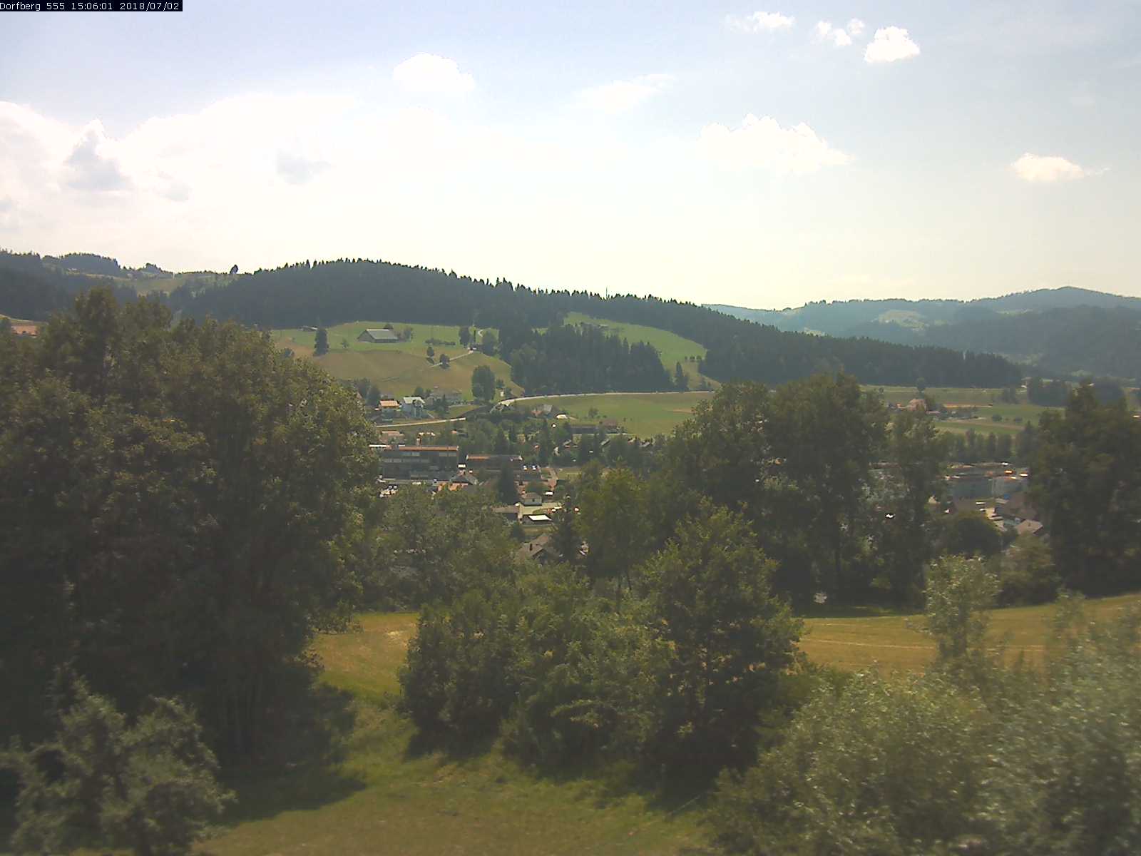 Webcam-Bild: Aussicht vom Dorfberg in Langnau 20180702-150601