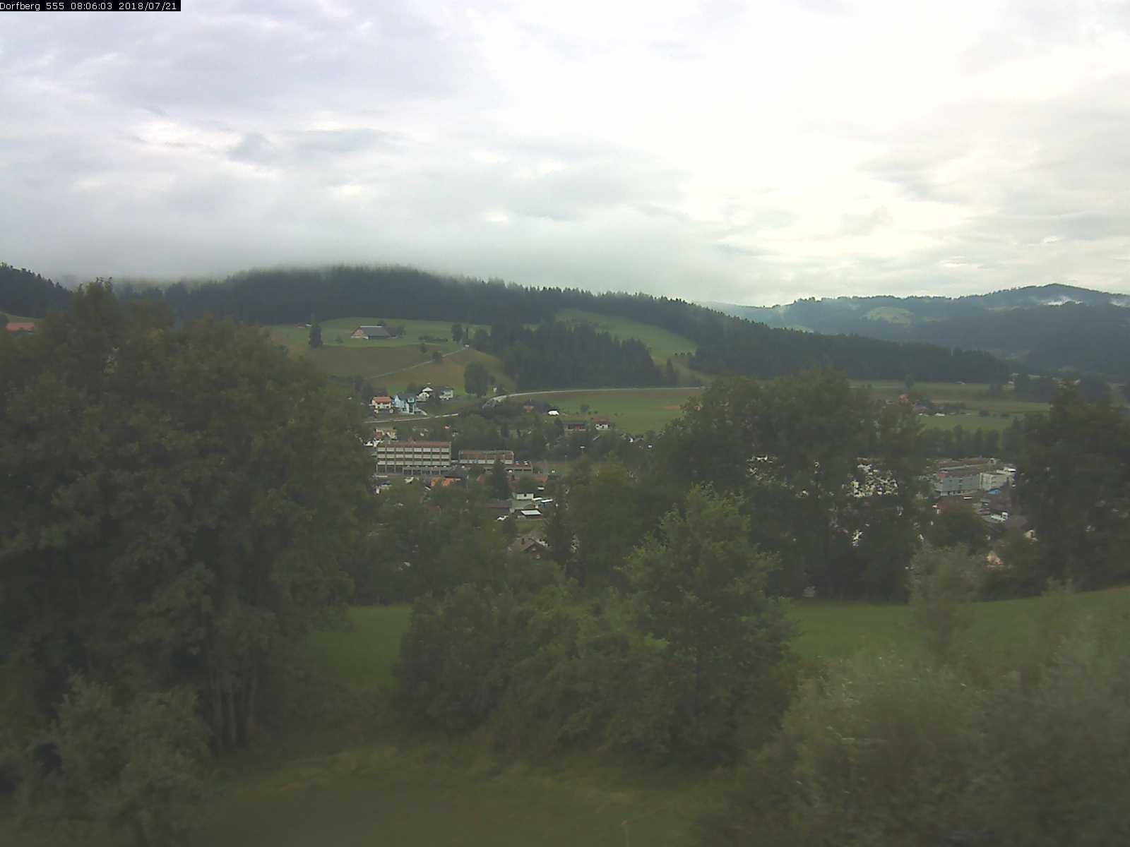 Webcam-Bild: Aussicht vom Dorfberg in Langnau 20180721-080601