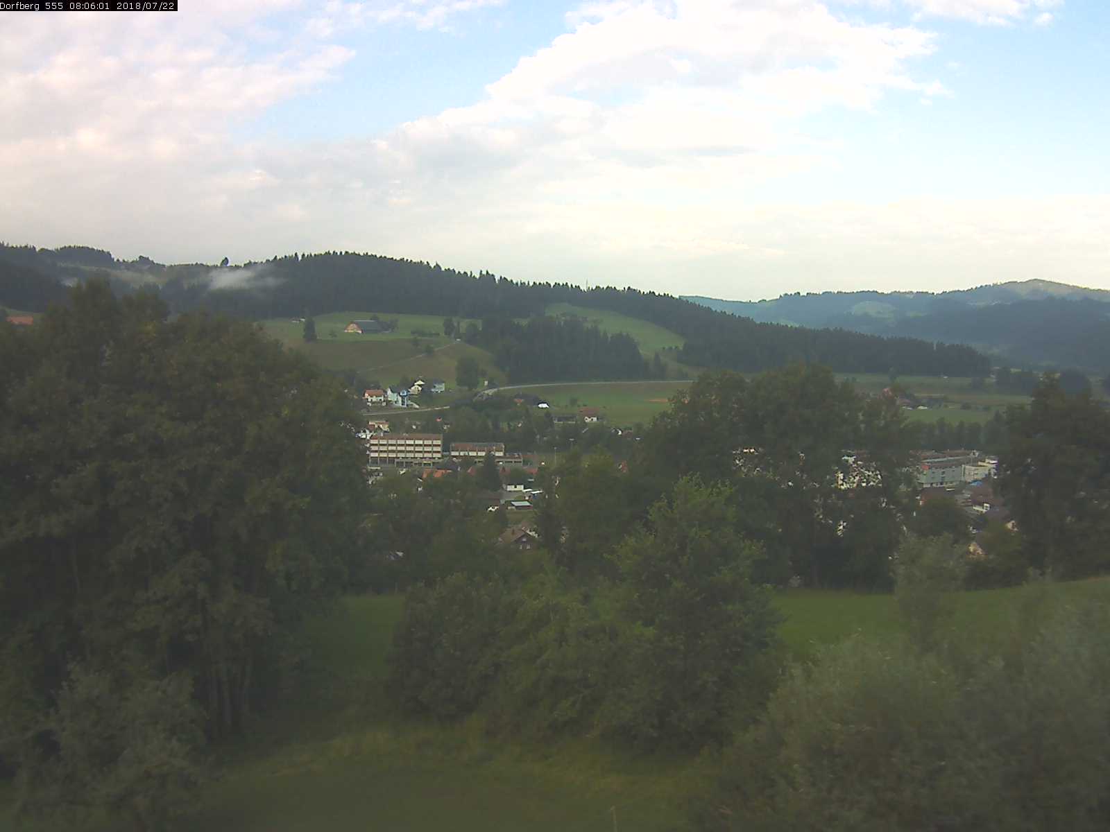 Webcam-Bild: Aussicht vom Dorfberg in Langnau 20180722-080601