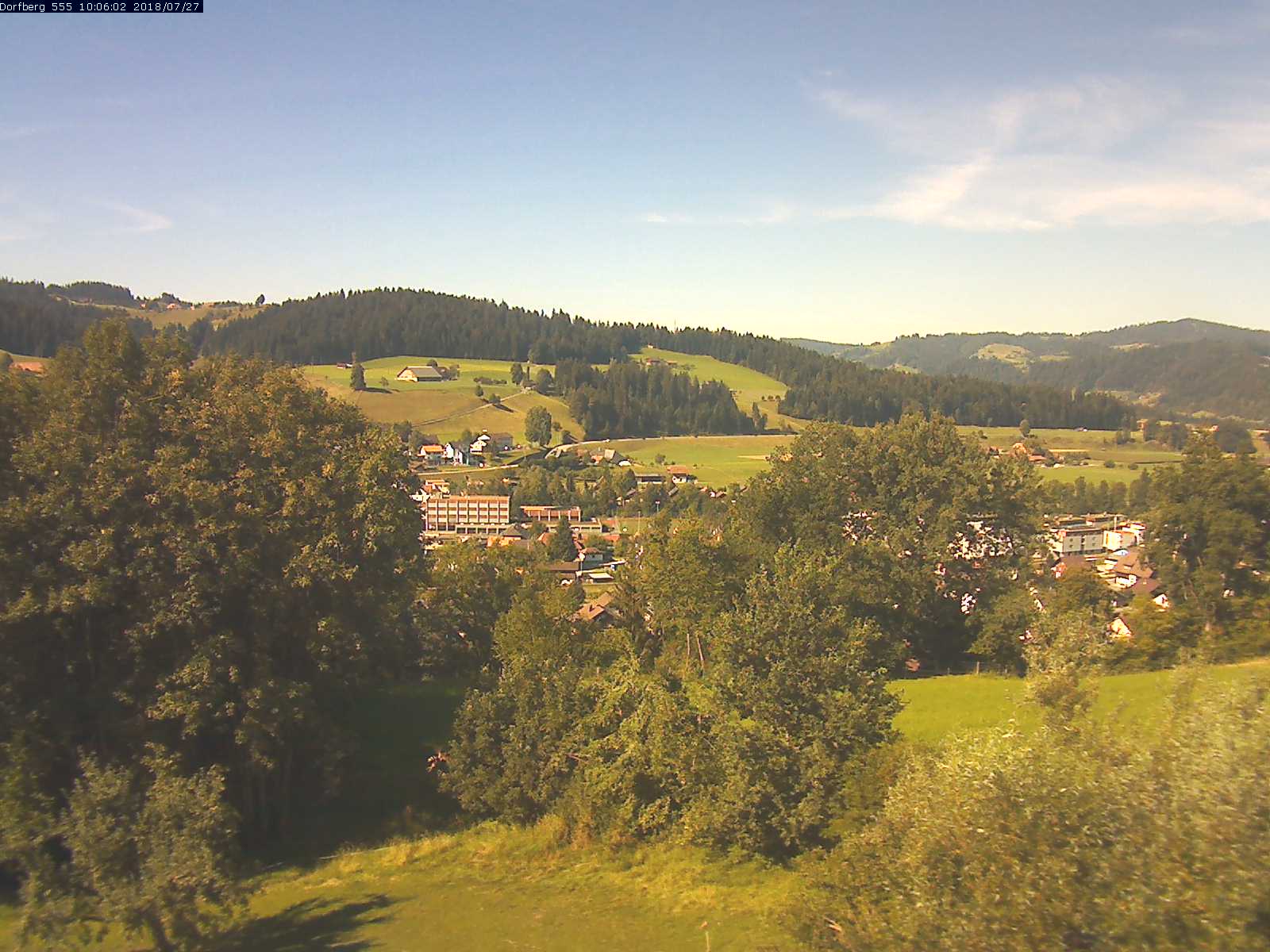 Webcam-Bild: Aussicht vom Dorfberg in Langnau 20180727-100601