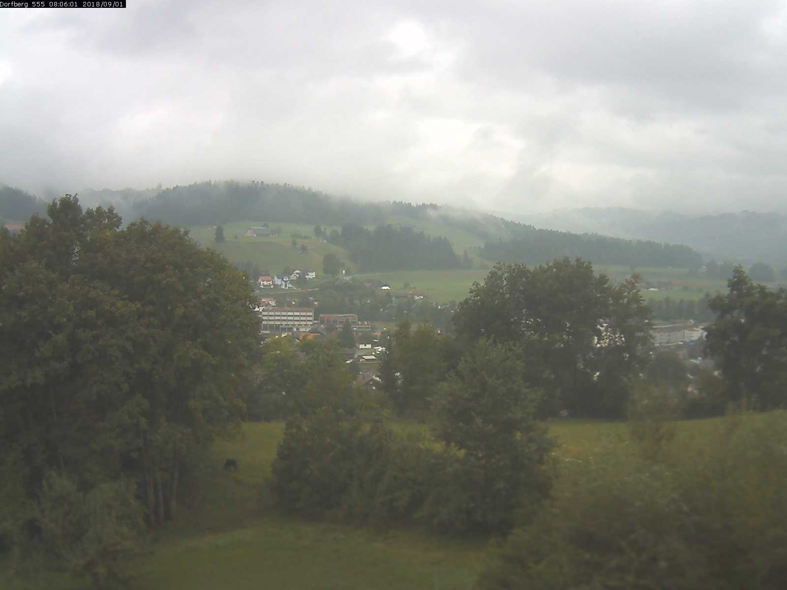 Webcam-Bild: Aussicht vom Dorfberg in Langnau 20180901-080601