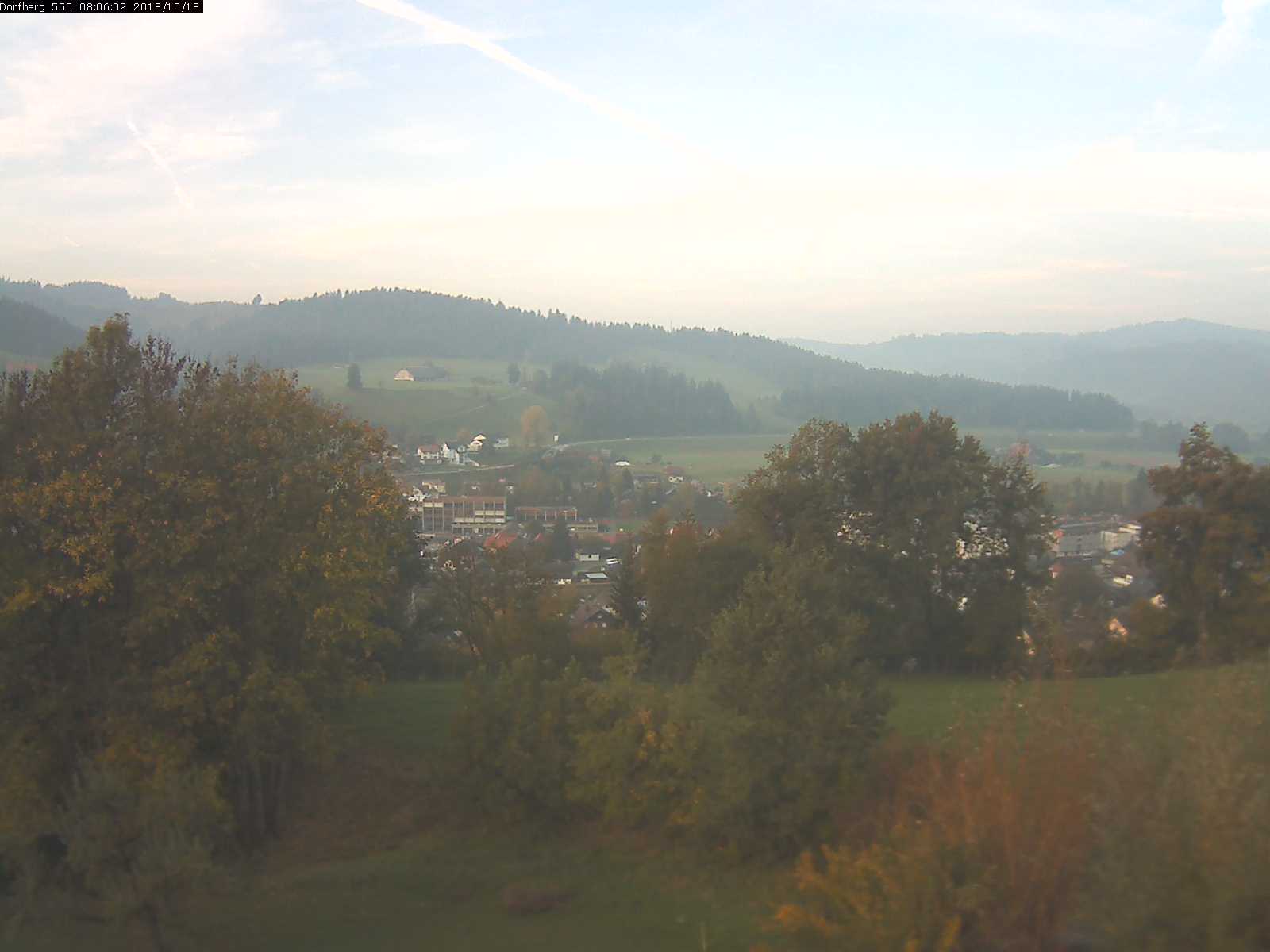Webcam-Bild: Aussicht vom Dorfberg in Langnau 20181018-080601
