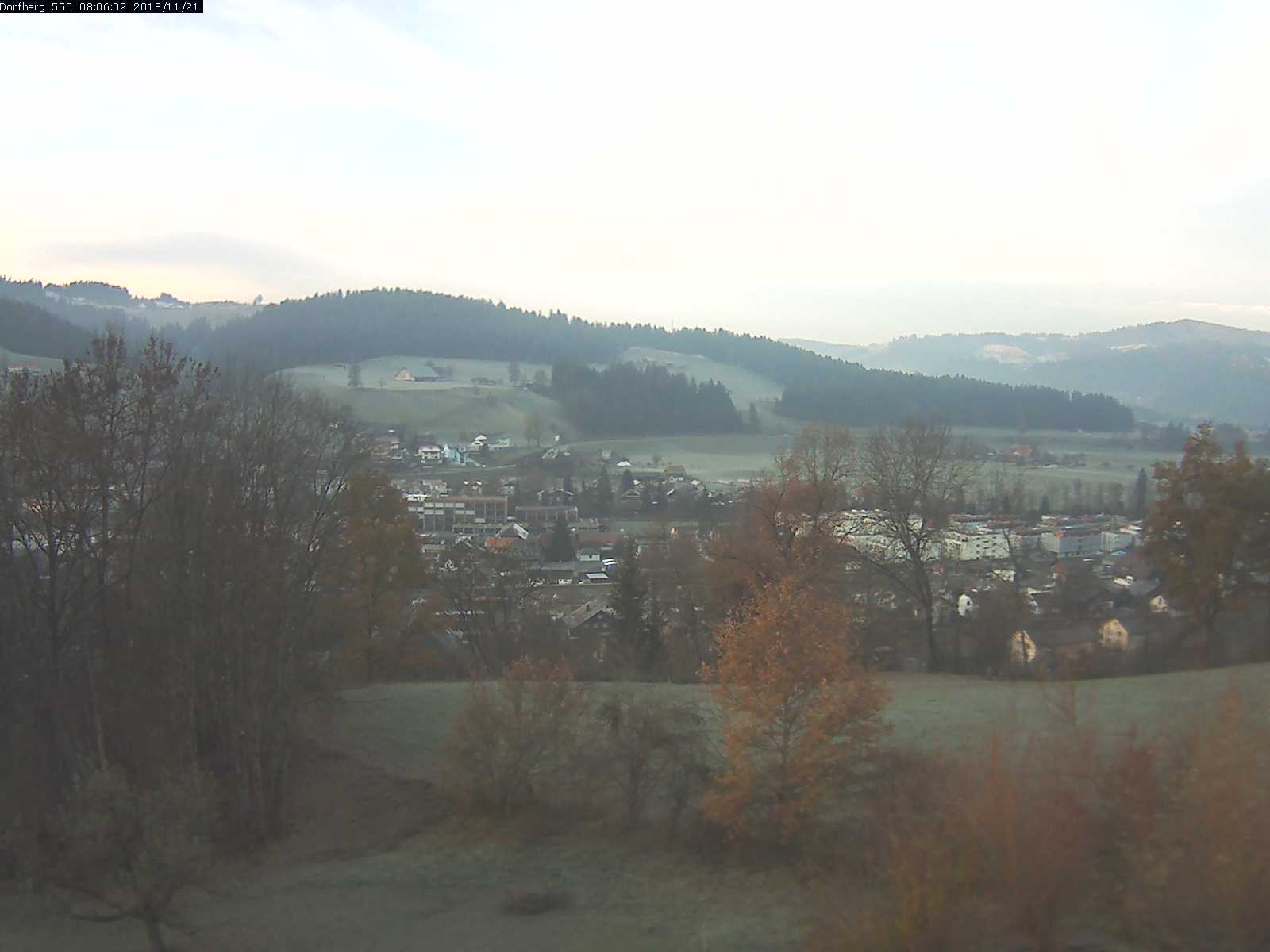 Webcam-Bild: Aussicht vom Dorfberg in Langnau 20181121-080602