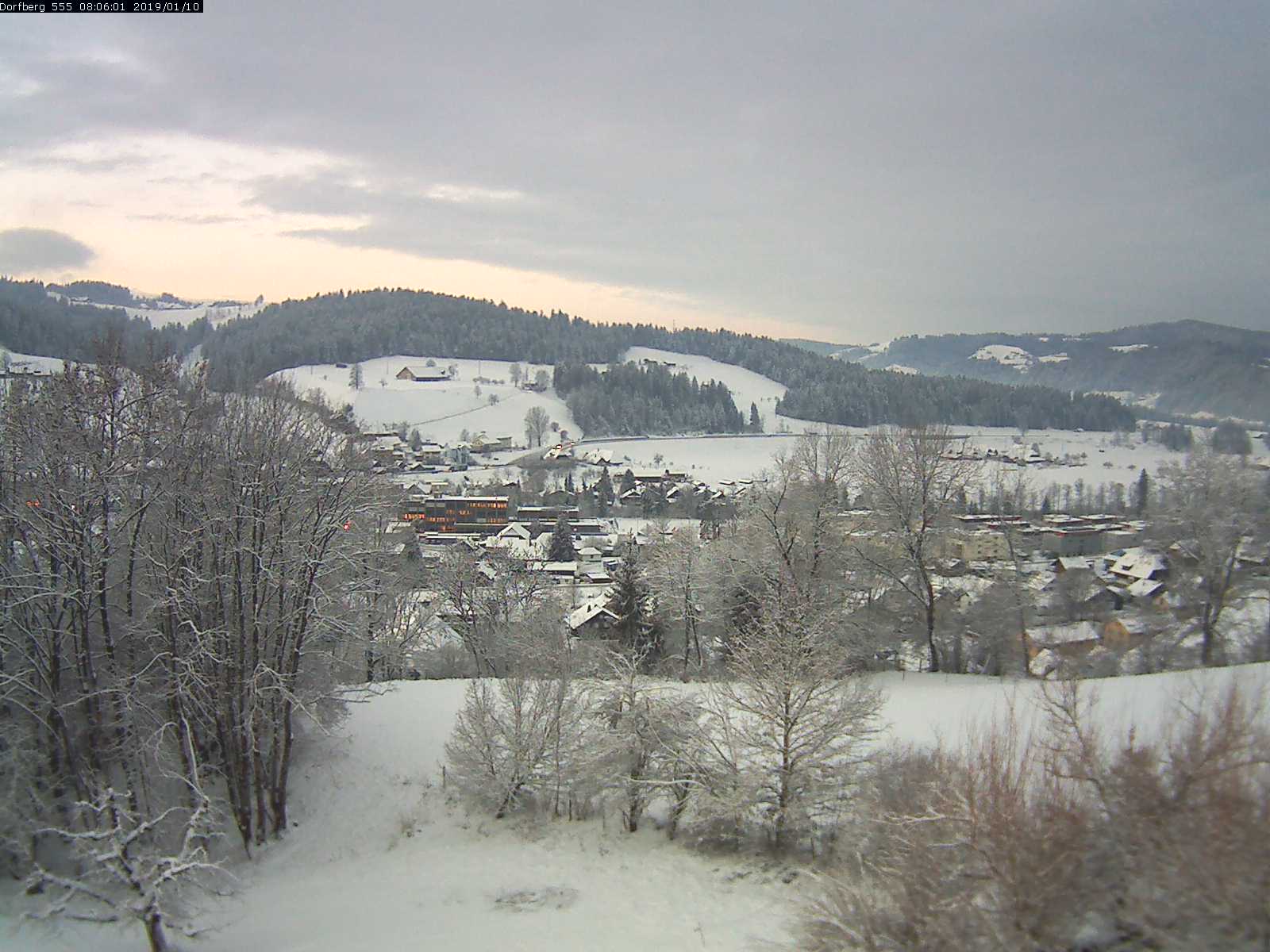 Webcam-Bild: Aussicht vom Dorfberg in Langnau 20190110-080601