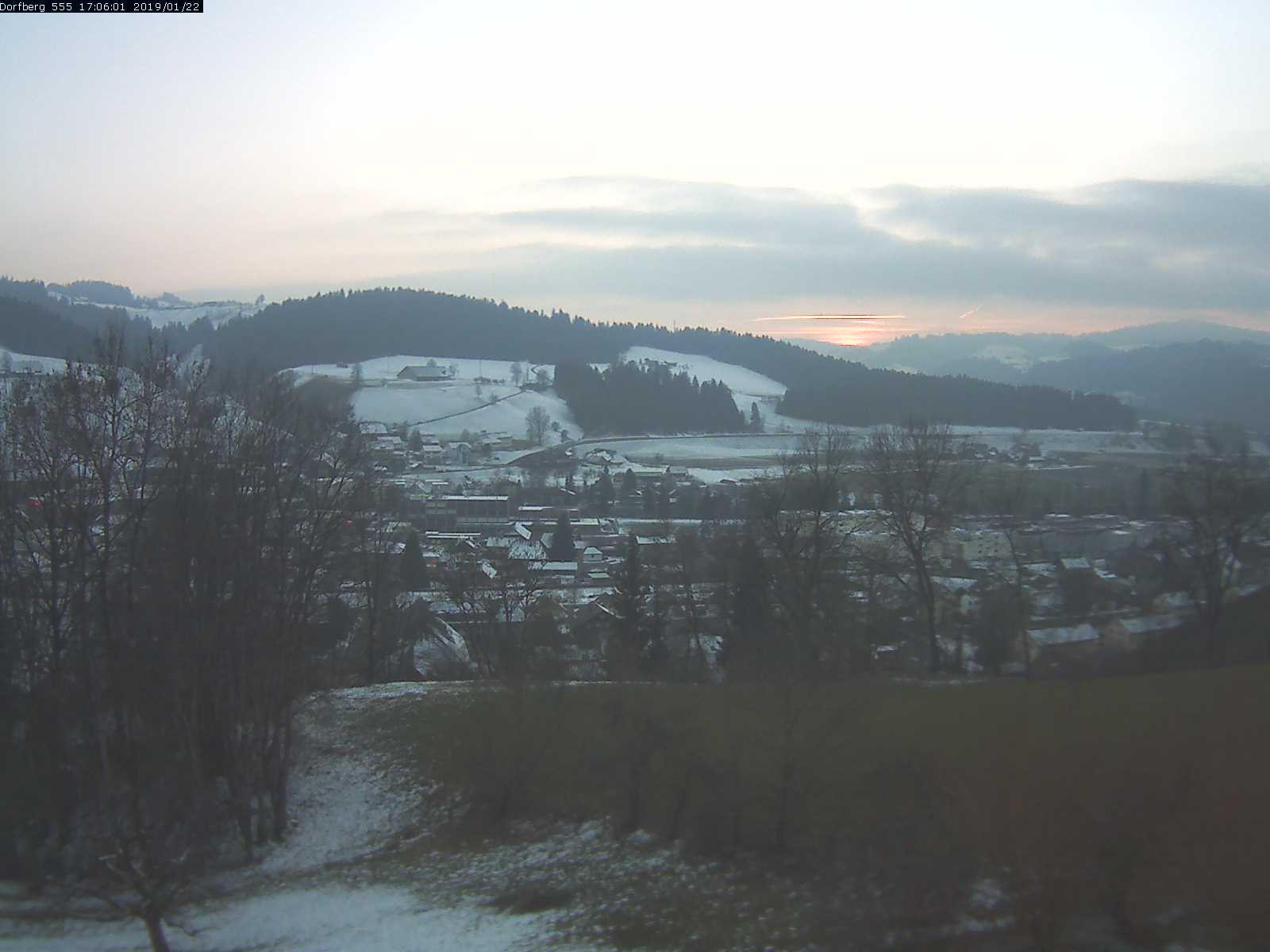 Webcam-Bild: Aussicht vom Dorfberg in Langnau 20190122-170601