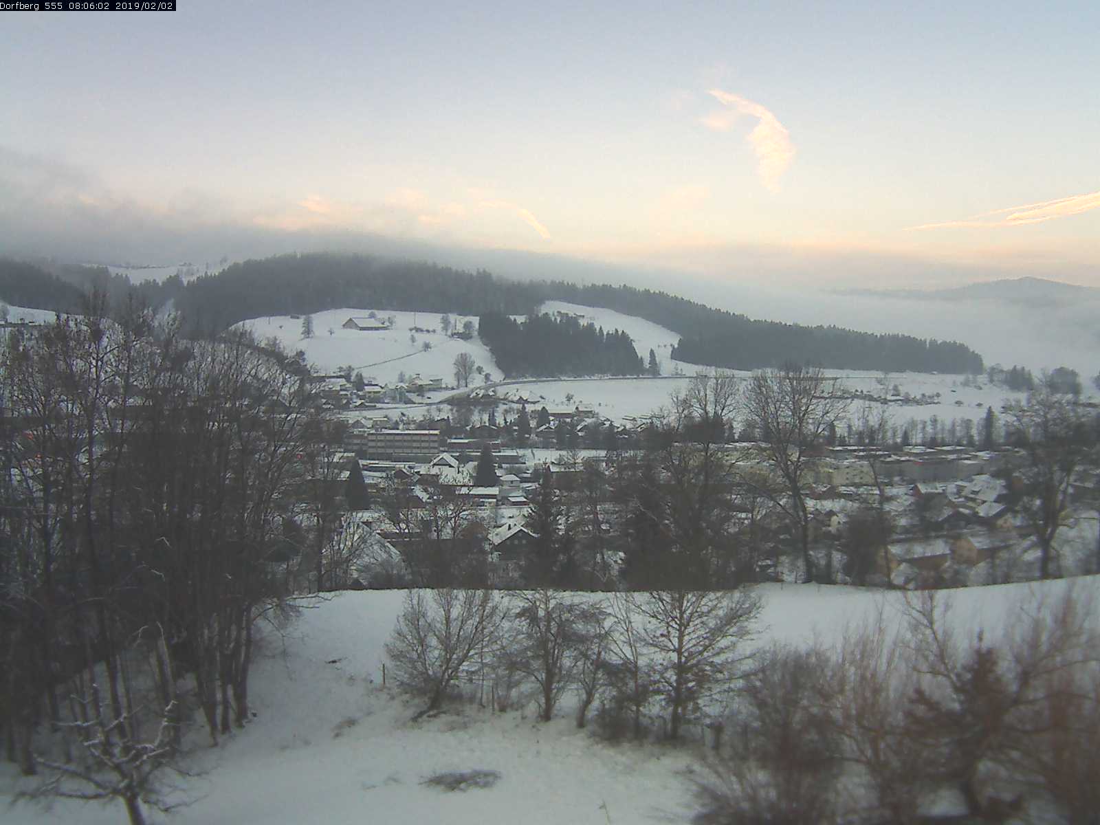 Webcam-Bild: Aussicht vom Dorfberg in Langnau 20190202-080601